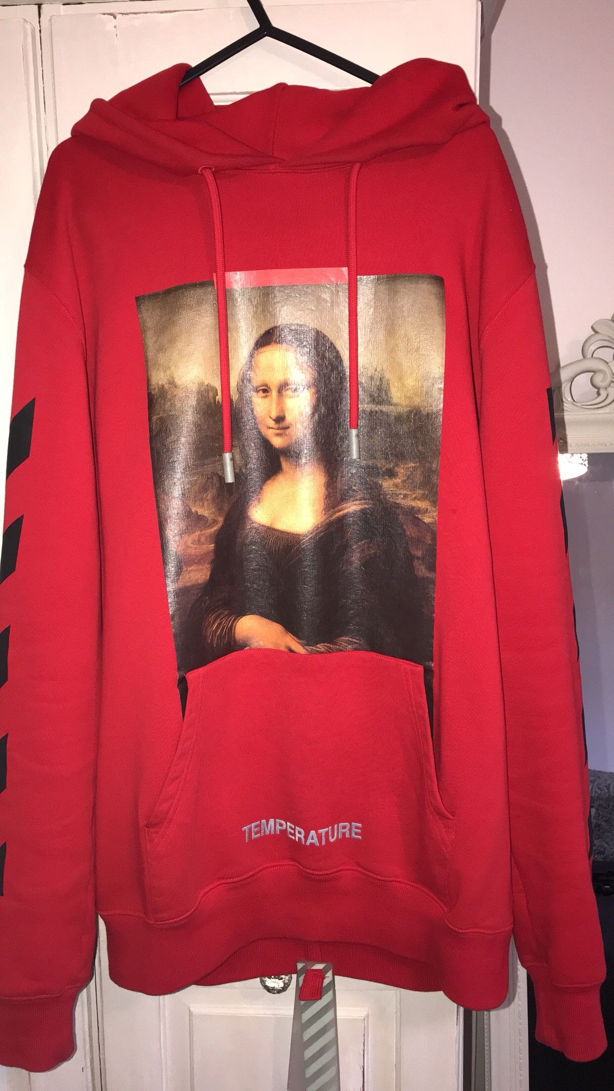 Off-White Red Mona Lisa Hoodie Grailed