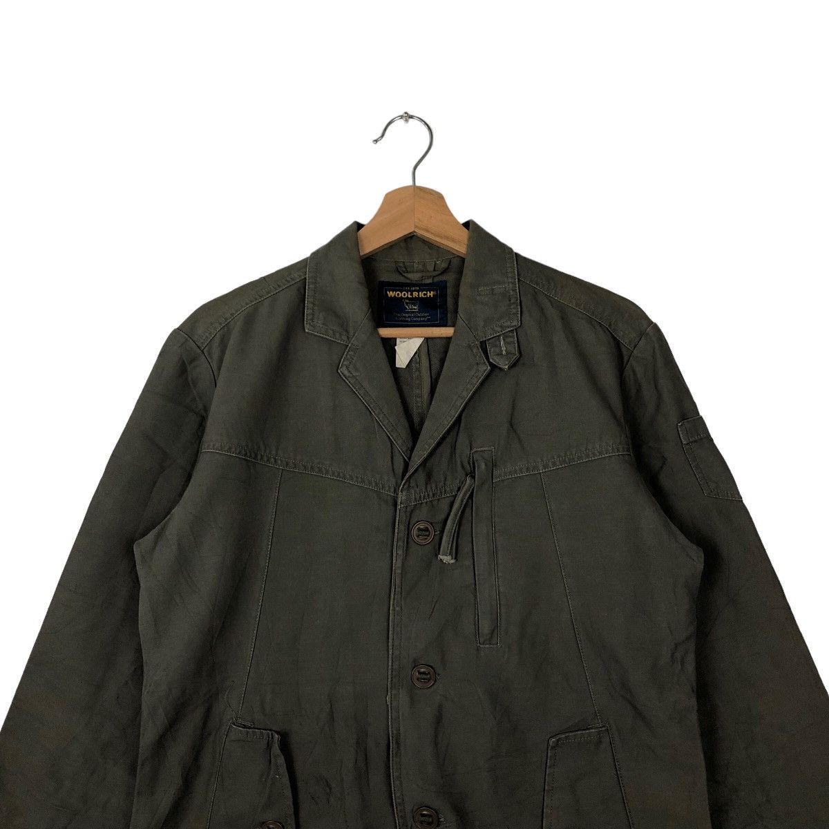 Japanese Brand VINTAGE HIKORY CHORE JACKET WOOLRICH INSPIRED ISSEY MIYAKE Size US M / EU 48-50 / 2 - 2 Thumbnail