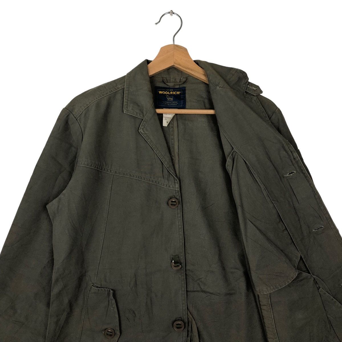 Japanese Brand VINTAGE HIKORY CHORE JACKET WOOLRICH INSPIRED ISSEY MIYAKE Size US M / EU 48-50 / 2 - 9 Thumbnail