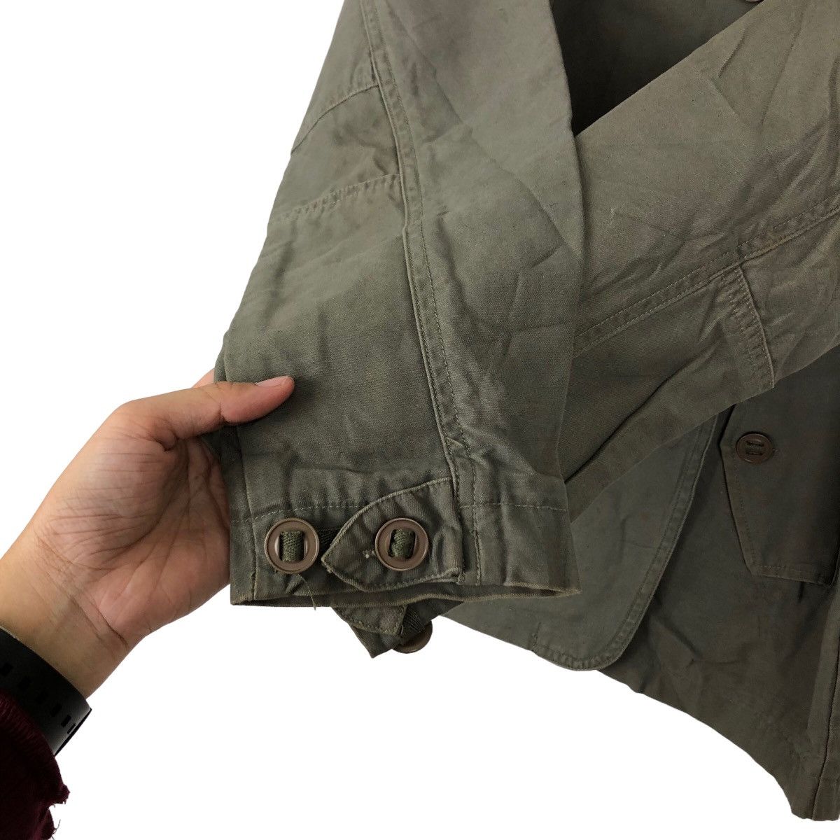 Japanese Brand VINTAGE HIKORY CHORE JACKET WOOLRICH INSPIRED ISSEY MIYAKE Size US M / EU 48-50 / 2 - 11 Thumbnail