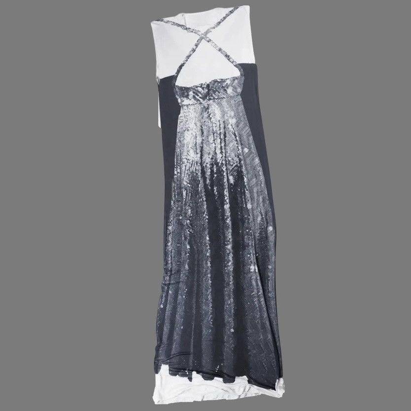 Maison Margiela Margiela X H&M Re Edition Of Trompe L’Oeil Evening Dress Size M / US 6-8 / IT 42-44 - 8 Thumbnail