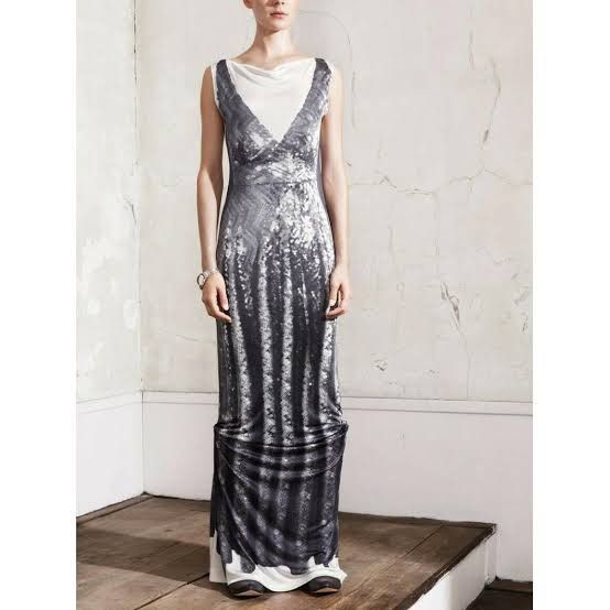 Margiela X H&M Re Edition Of Trompe L'Oeil Evening Dress