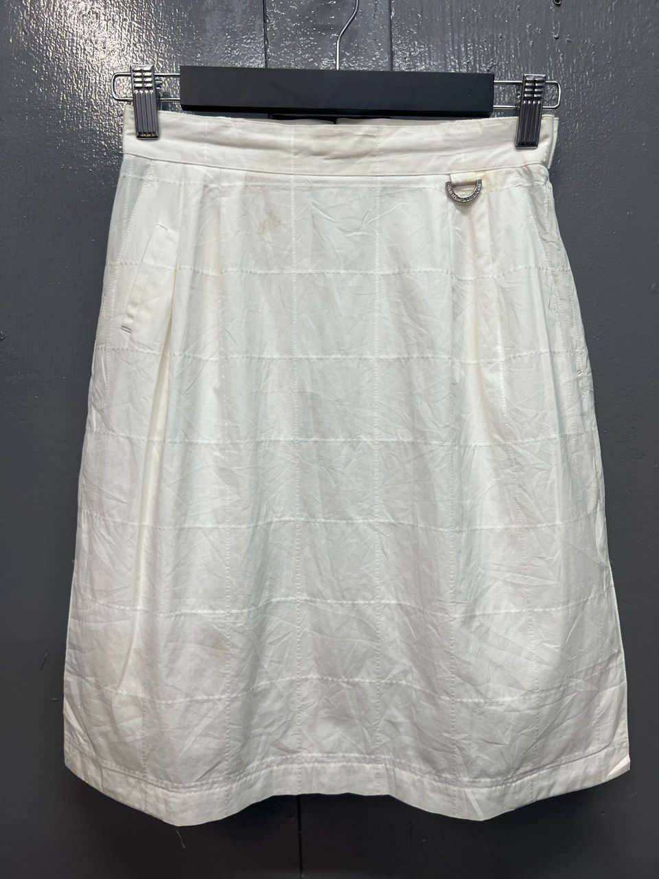 image of Christian Dior Monsieur Christian Dior Sports Mini Skirt Size 24 in White, Women's