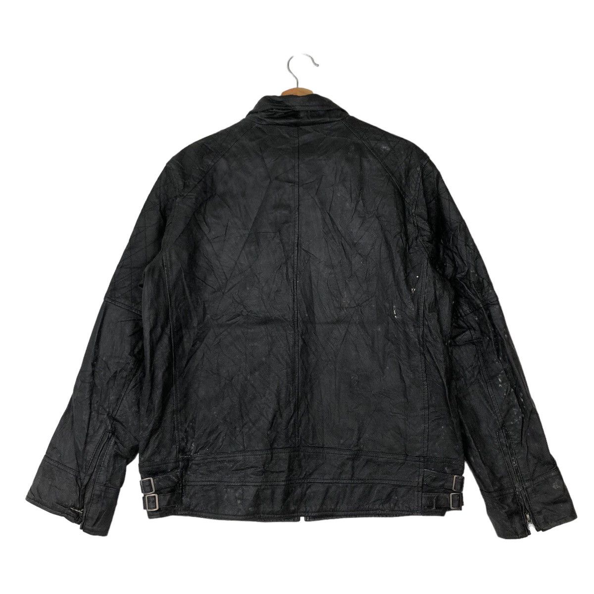 Japanese Brand VINTAGE SOFT LEATHER BOMBER JACKET RAFF SIMONS DESIGN Size US M / EU 48-50 / 2 - 7 Thumbnail