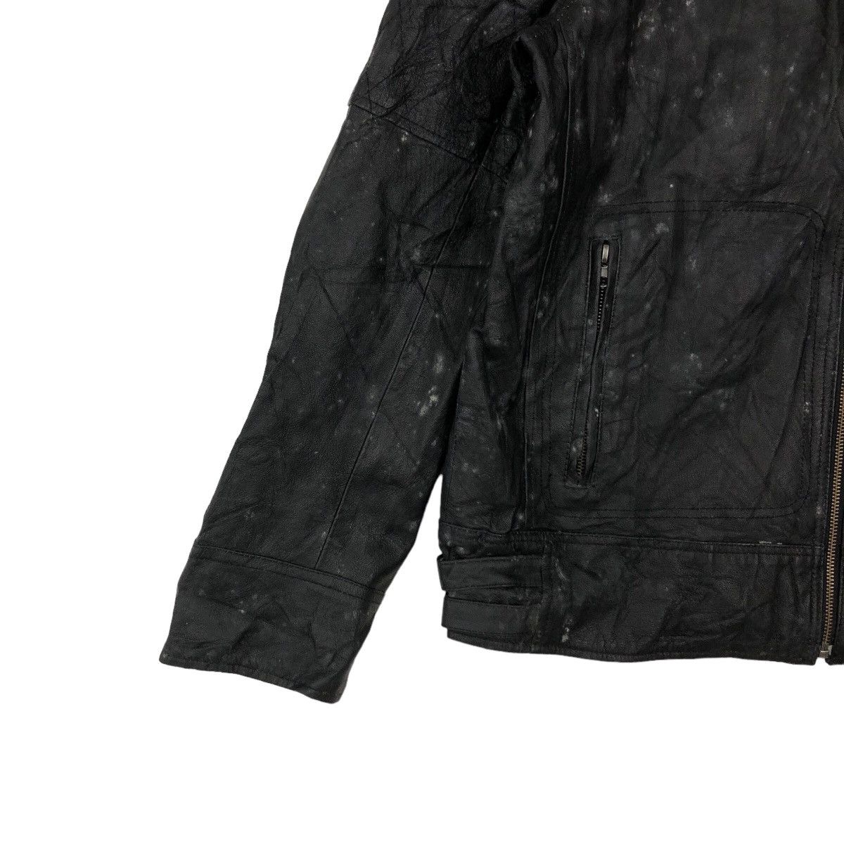 Japanese Brand VINTAGE SOFT LEATHER BOMBER JACKET RAFF SIMONS DESIGN Size US M / EU 48-50 / 2 - 3 Thumbnail