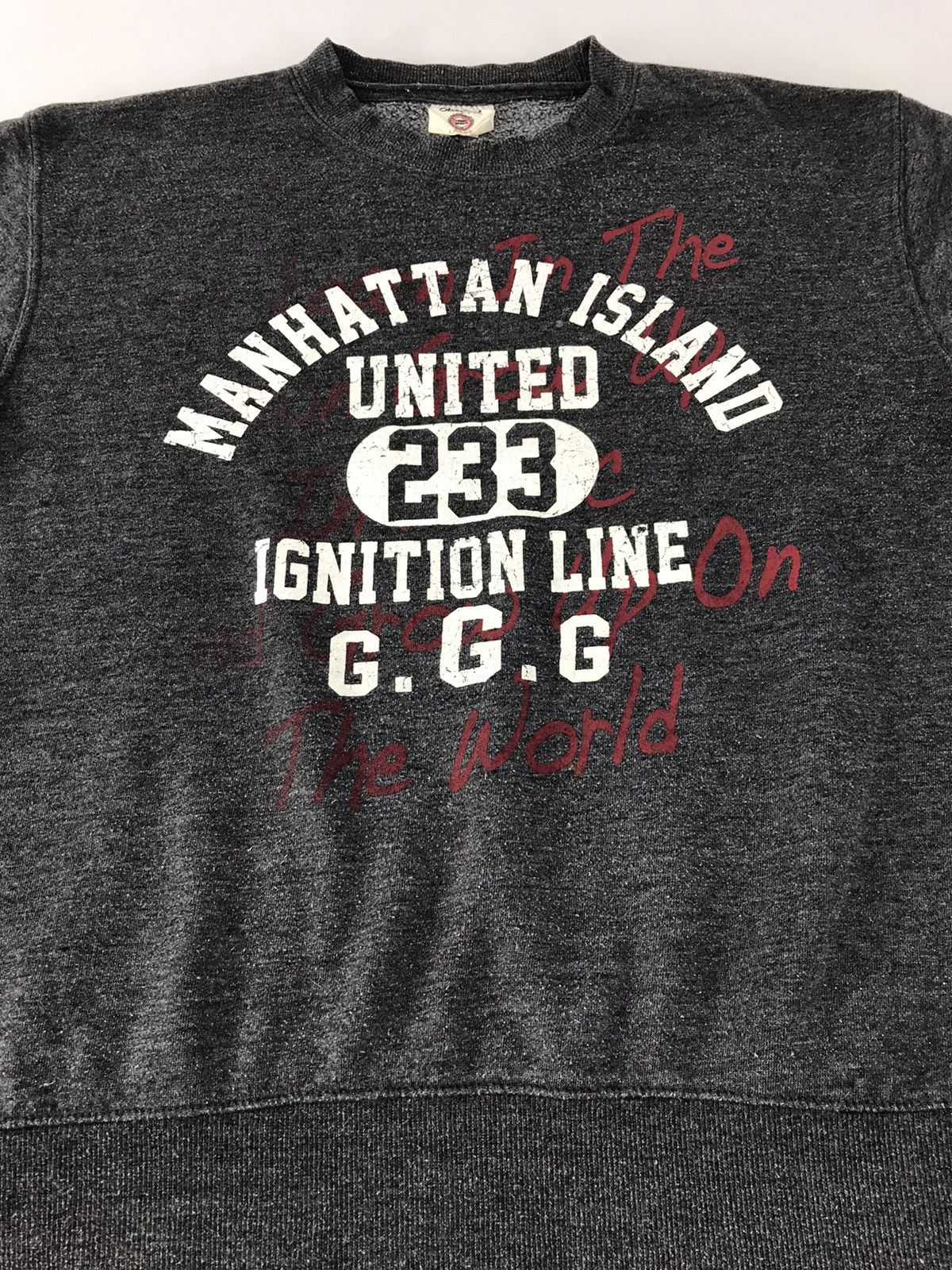 Japanese Brand × Vintage Oblo Design Manhattan Island United Ignition Sweatshirt Size US L / EU 52-54 / 3 - 3 Thumbnail