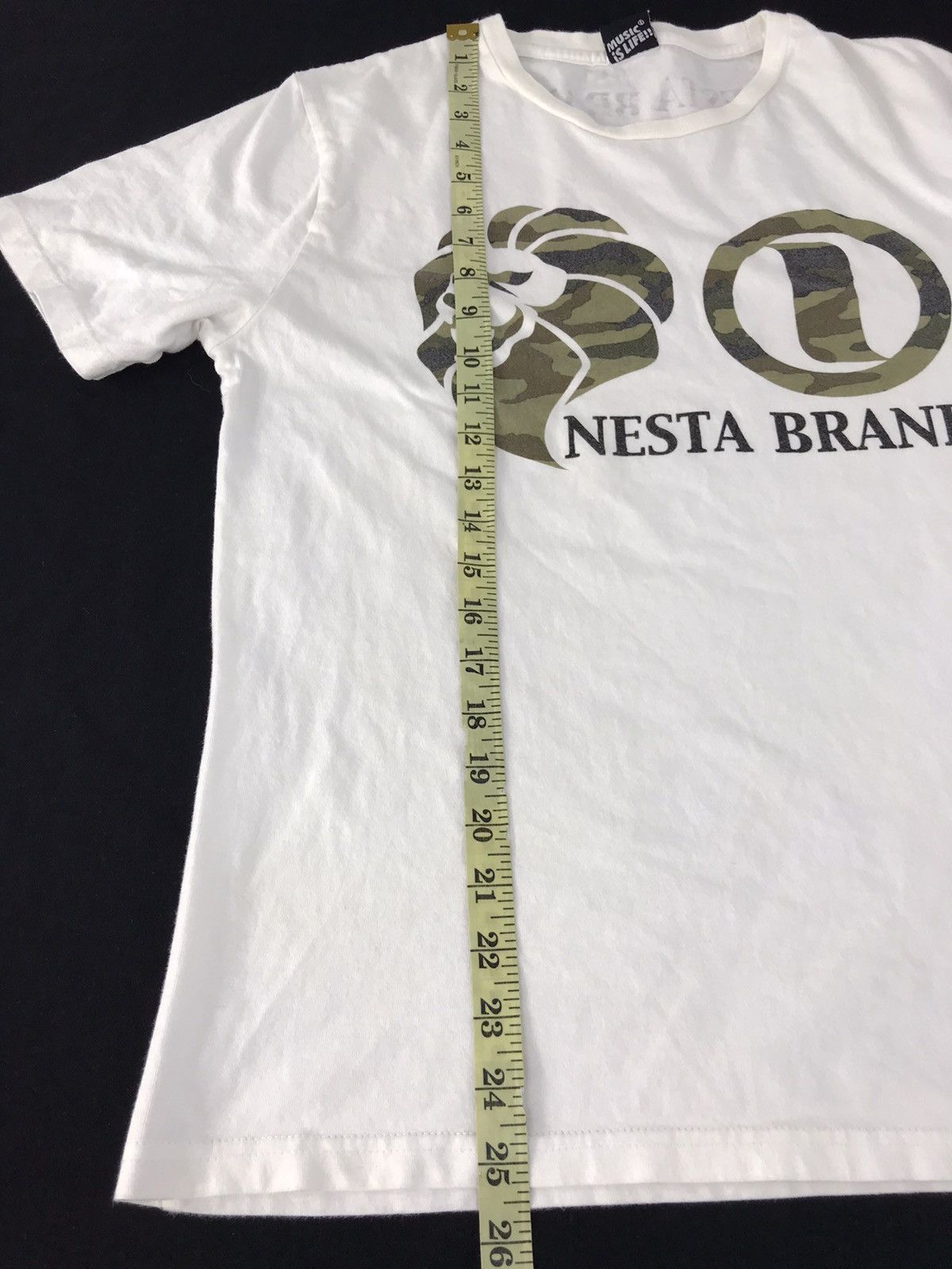 Japanese Brand Nesta Brand Music Is Life Strate Music Unisex Wear Tee Size US M / EU 48-50 / 2 - 11 Thumbnail