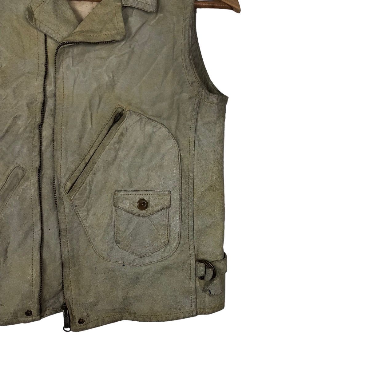 Japanese Brand VINTAGE TANK TOP SOFT LEATHER FULL NELSON JAPAN Size US S / EU 44-46 / 1 - 5 Thumbnail