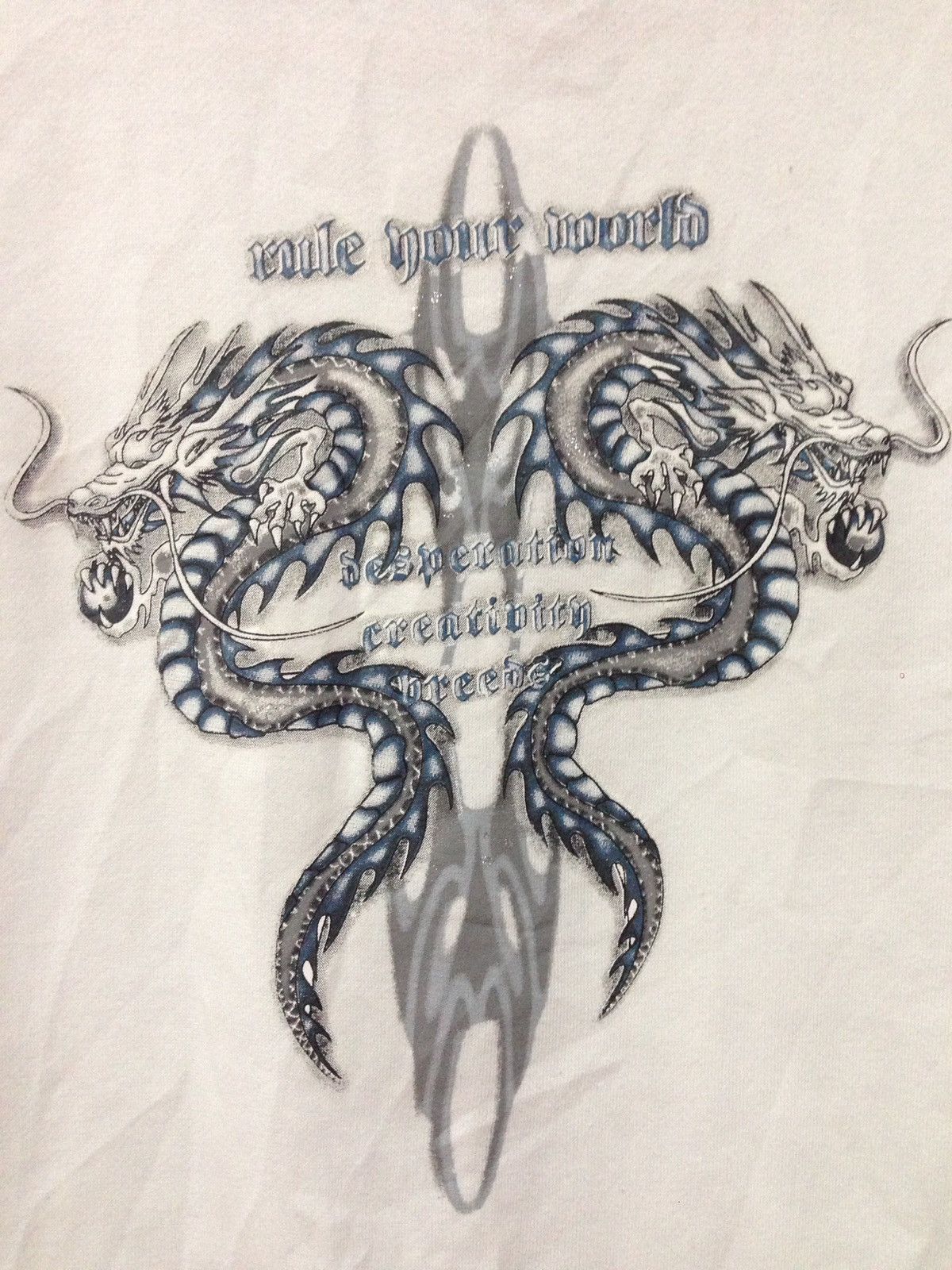 Japanese Brand Vintage 90's Sukajan Dragon Sweatshirts Size M Size US M / EU 48-50 / 2 - 3 Thumbnail