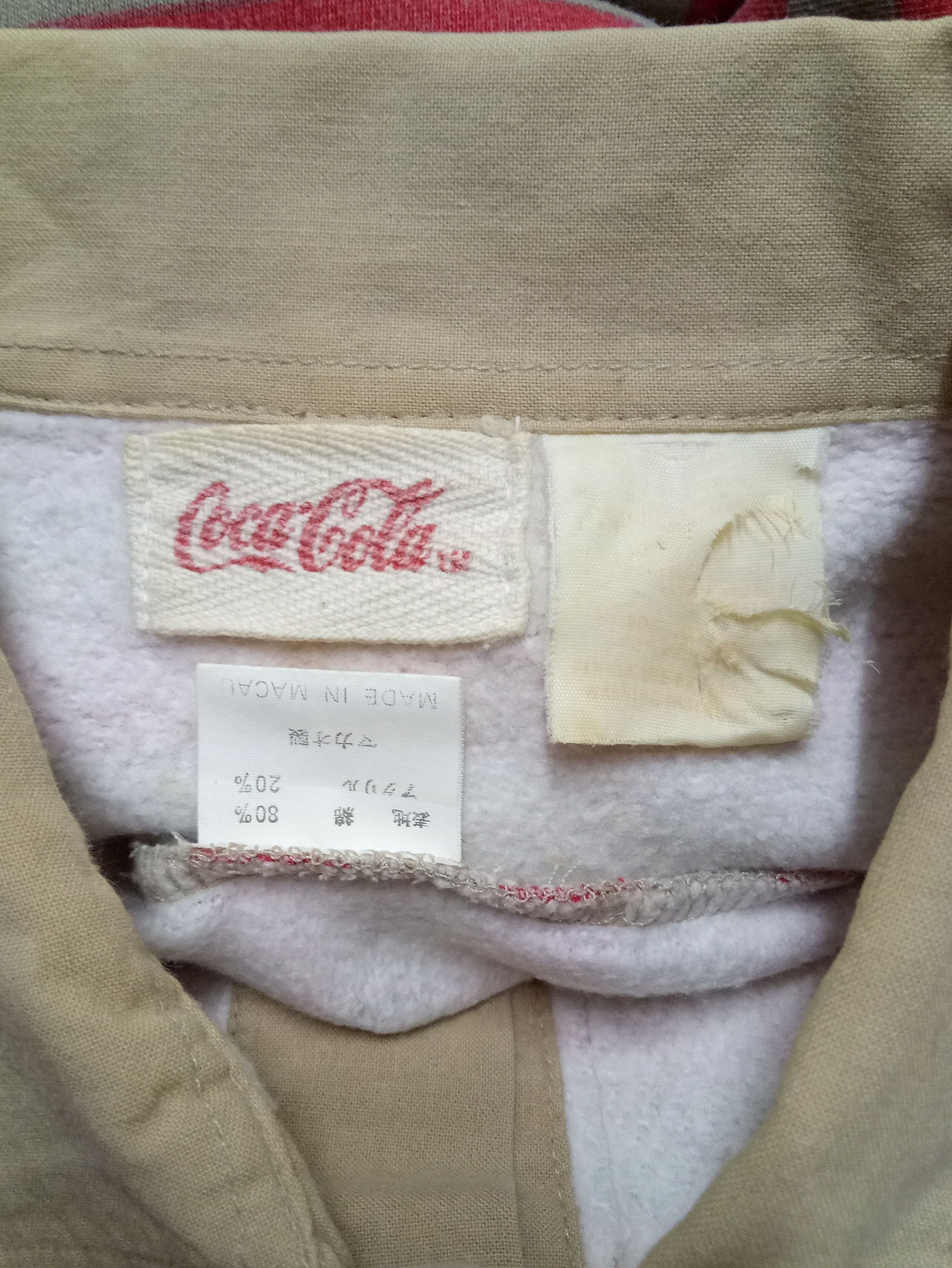 Coca Cola 🔥🔥🔥Vintage Coca Cola Border Striped Sweatshirt RARE Size US L / EU 52-54 / 3 - 10 Thumbnail