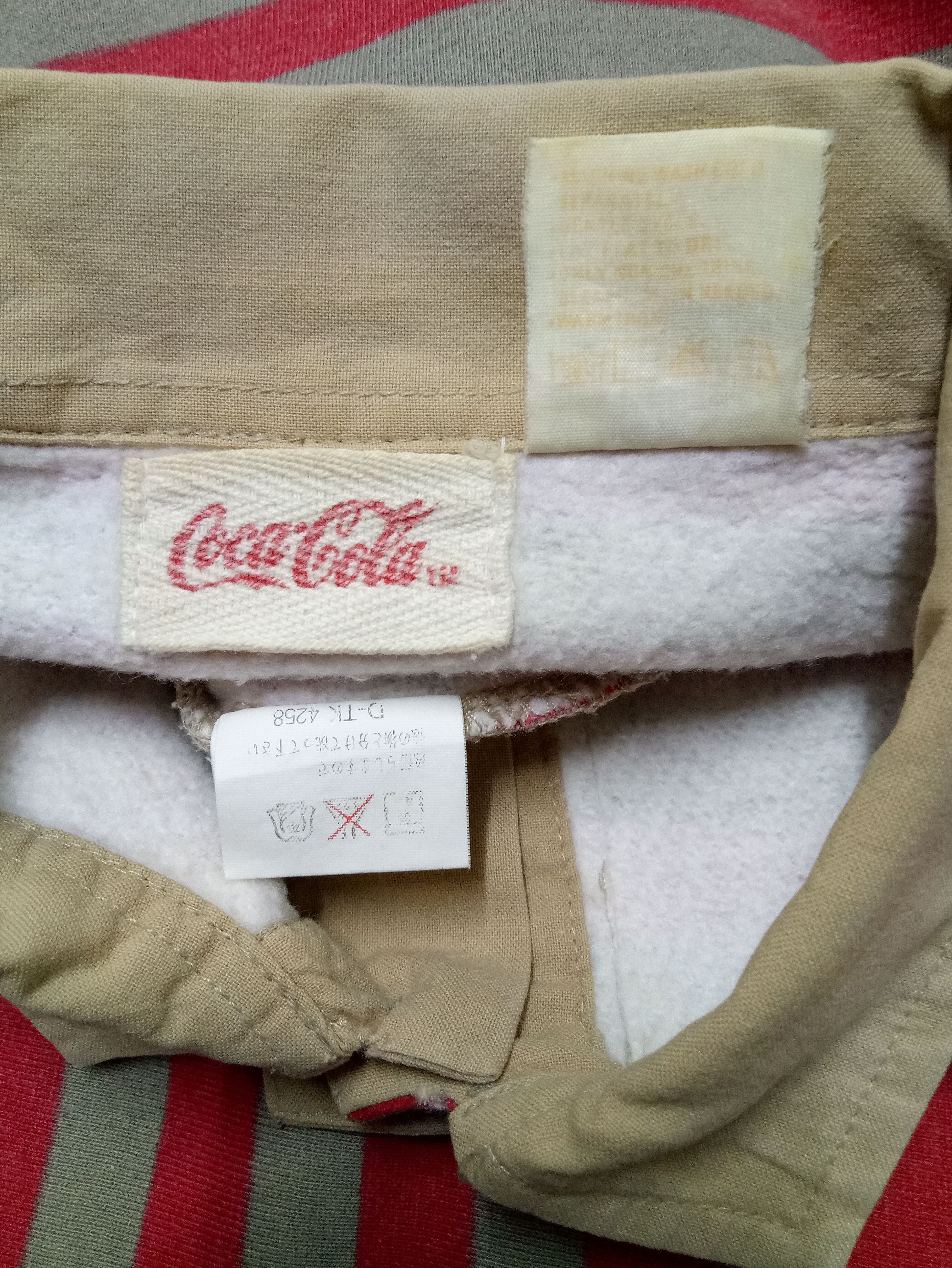 Coca Cola 🔥🔥🔥Vintage Coca Cola Border Striped Sweatshirt RARE Size US L / EU 52-54 / 3 - 11 Thumbnail