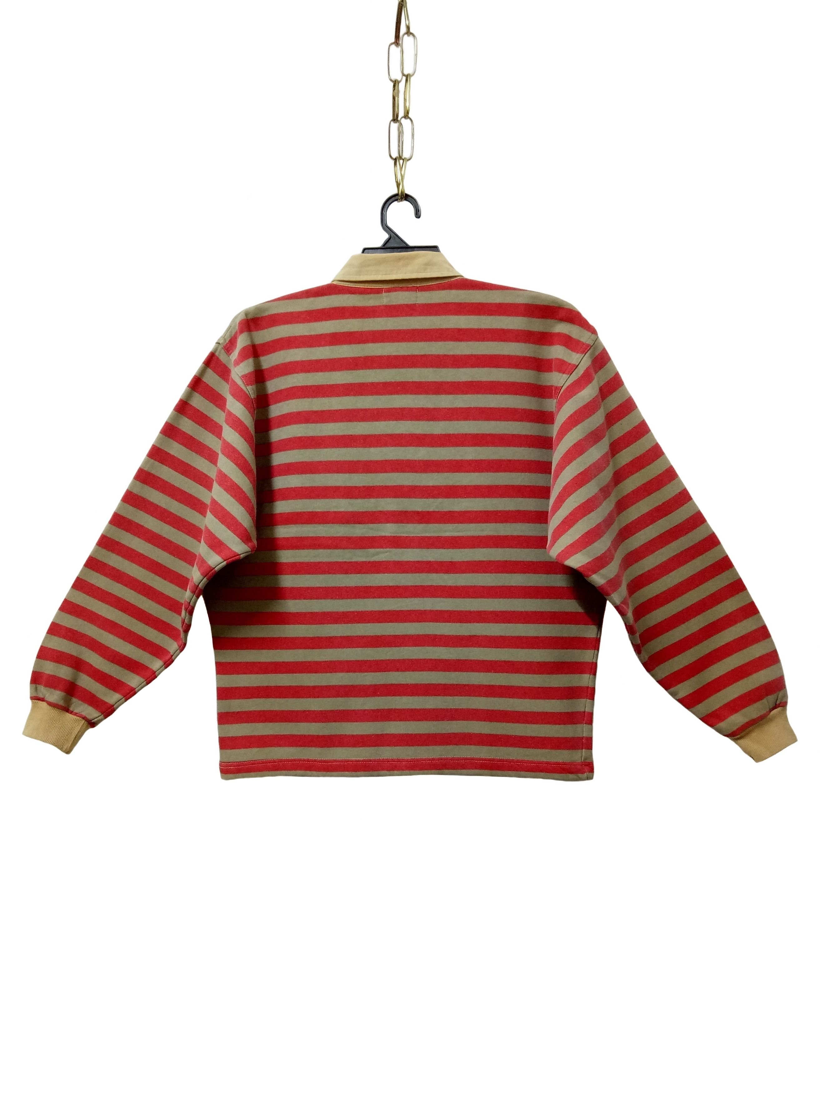 Coca Cola 🔥🔥🔥Vintage Coca Cola Border Striped Sweatshirt RARE Size US L / EU 52-54 / 3 - 2 Thumbnail