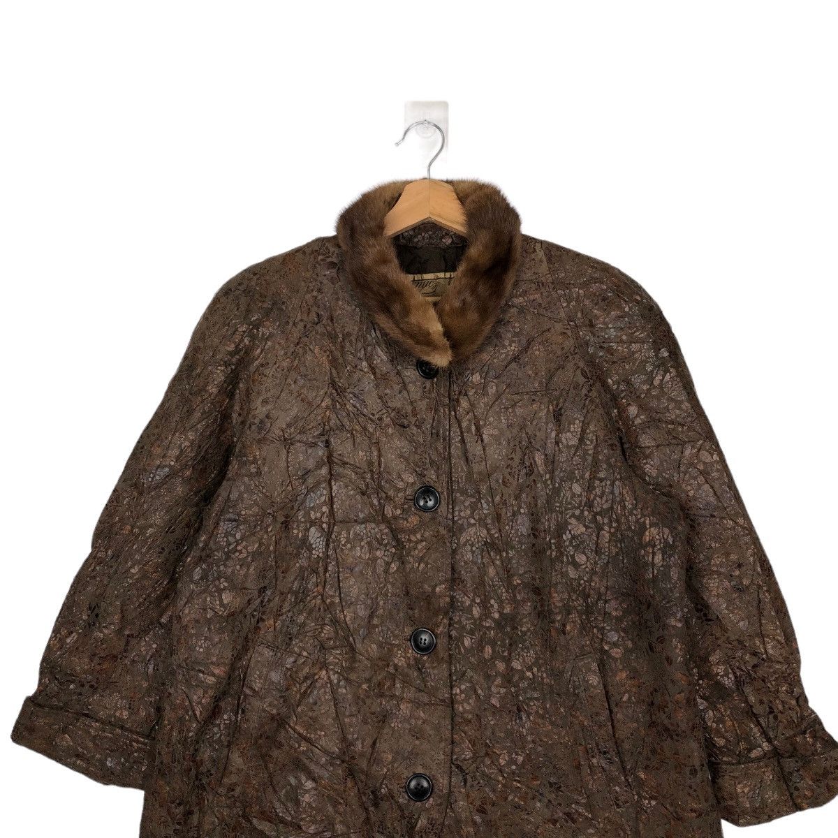 Japanese Brand VINTAGE SOFT LEATHER LONG JACKET JAPAN INSPIRE ISSEY MIYAKE Size US L / EU 52-54 / 3 - 2 Thumbnail