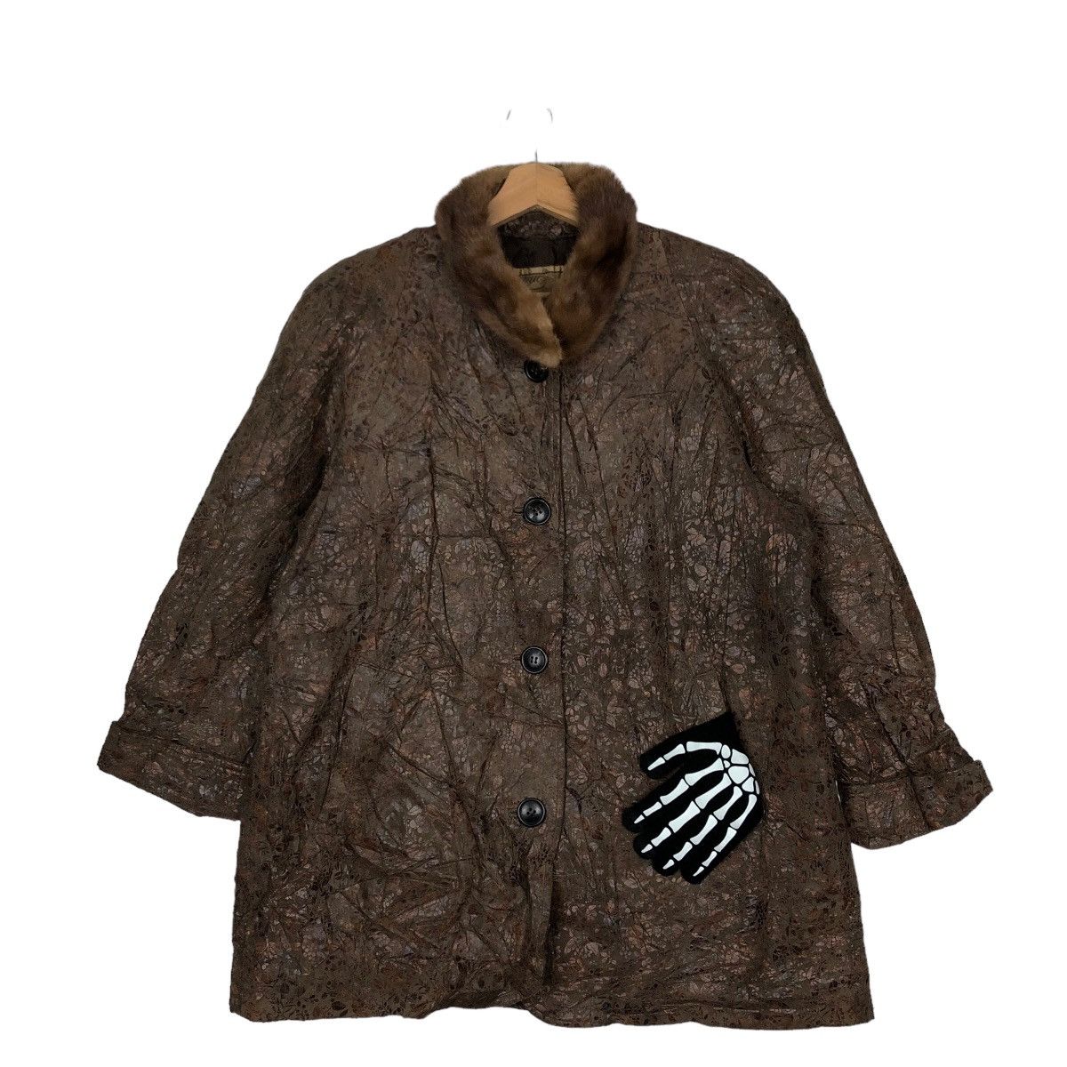 Japanese Brand VINTAGE SOFT LEATHER LONG JACKET JAPAN INSPIRE ISSEY MIYAKE Size US L / EU 52-54 / 3 - 1 Thumbnail