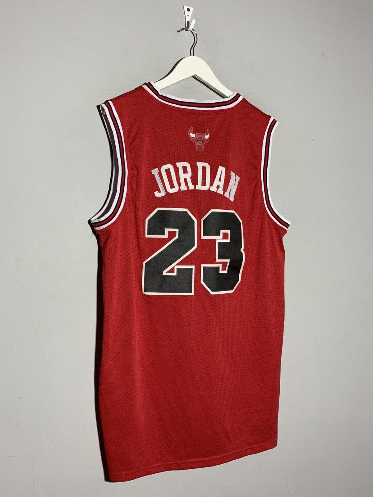image of NBA x Nike 23 Micheal Jordan Chicago Bulls Nike Vintage Y2K Jersey in Red, Men's (Size XL)