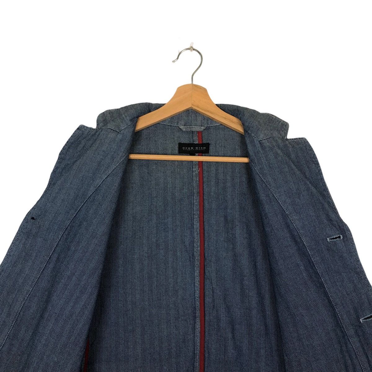 Japanese Brand VINTAGE DENIM CHORE WORK JACKET OPEN DICH ISSEY MIYAKE JAPAN Size US L / EU 52-54 / 3 - 10 Thumbnail