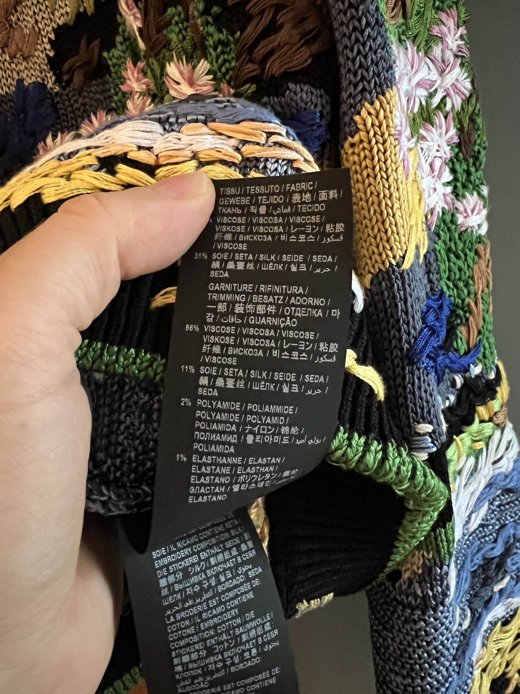 Saint Laurent Paris SS'21 Jacket Teddy Jacquard Embroidery Size US S / EU 44-46 / 1 - 9 Thumbnail