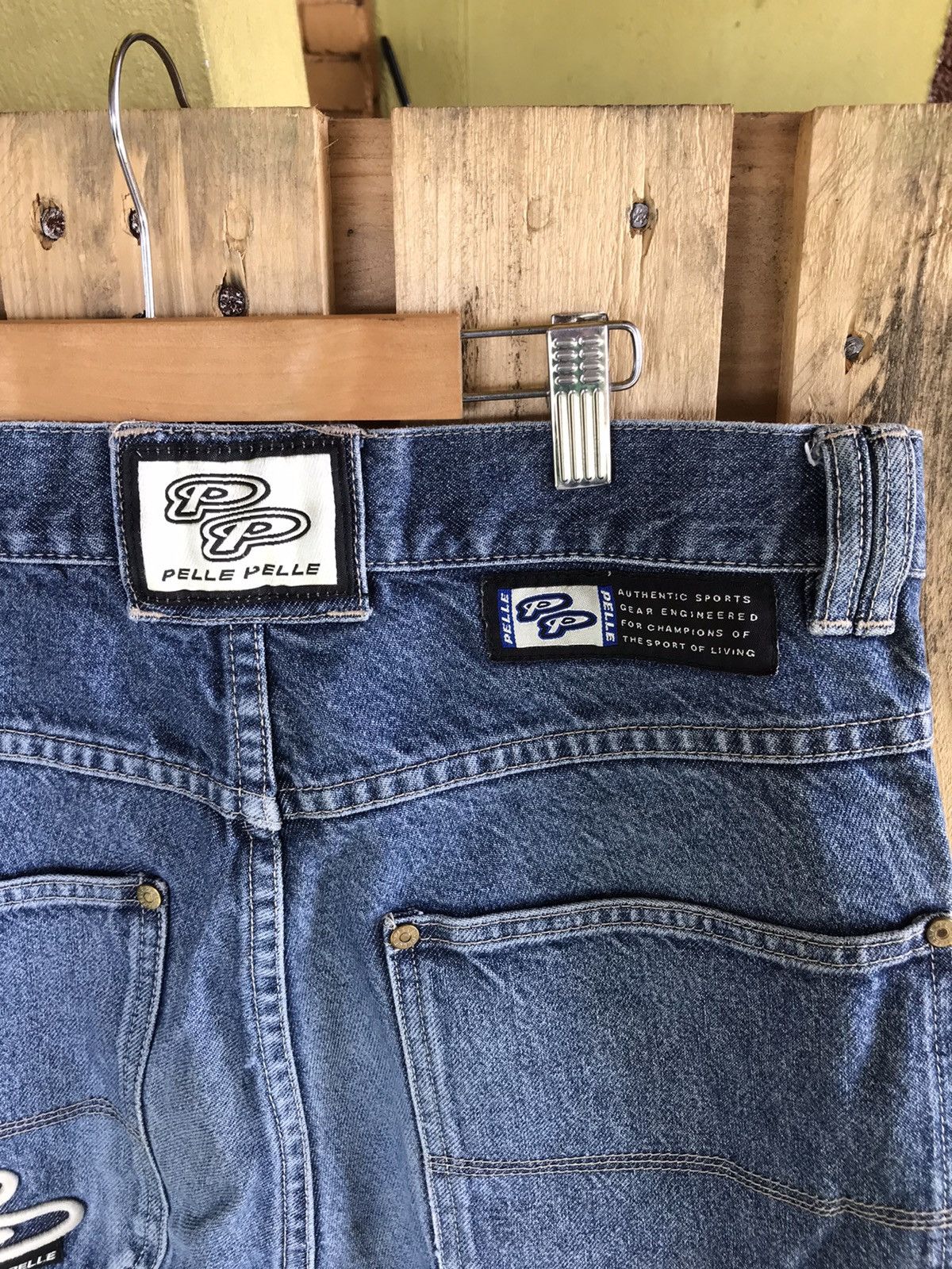 Marc Buchanan 90s Pelle Pelle By Marc Buchanan Baggy Denim Size US 36 / EU 52 - 14 Thumbnail