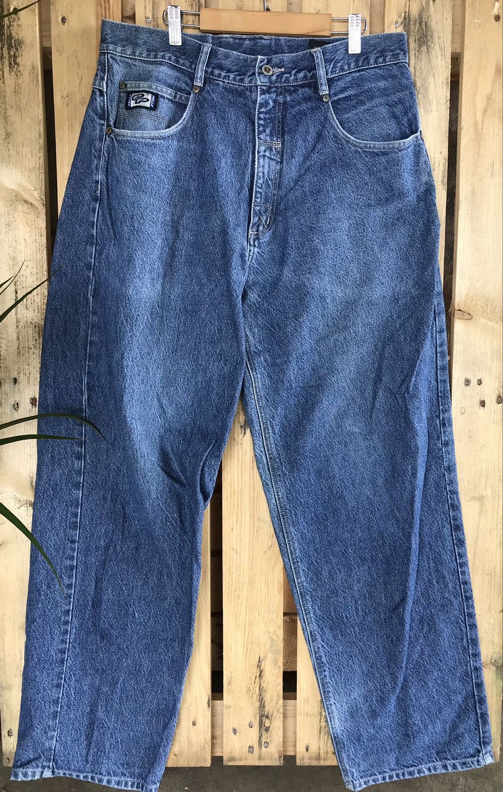 Marc Buchanan 90s Pelle Pelle By Marc Buchanan Baggy Denim Size US 36 / EU 52 - 4 Thumbnail