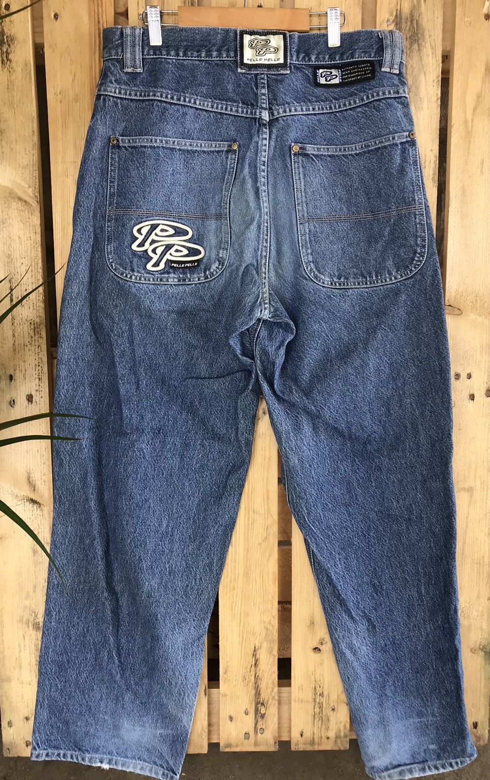 Marc Buchanan 90s Pelle Pelle By Marc Buchanan Baggy Denim Size US 36 / EU 52 - 3 Thumbnail