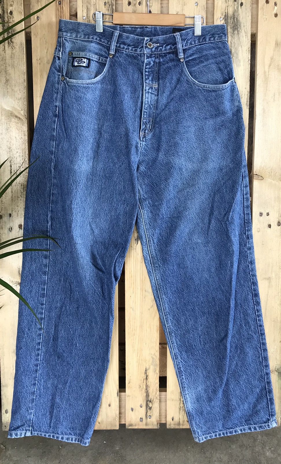 Marc Buchanan 90s Pelle Pelle By Marc Buchanan Baggy Denim Size US 36 / EU 52 - 2 Thumbnail