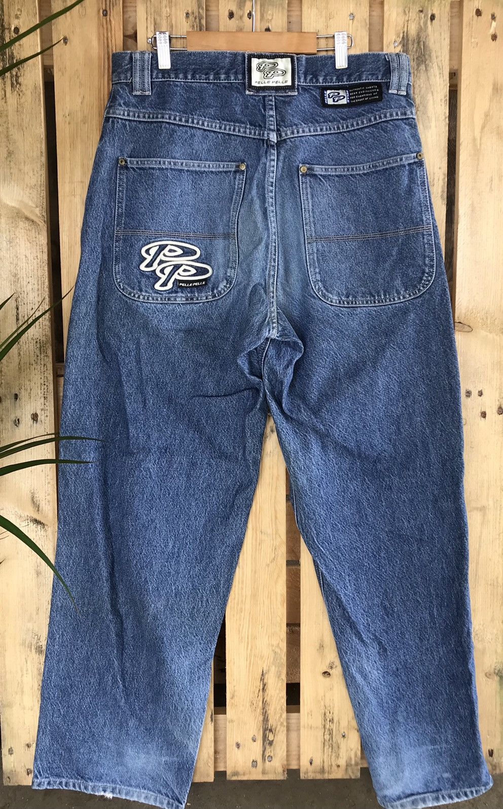 Marc Buchanan 90s Pelle Pelle By Marc Buchanan Baggy Denim Size US 36 / EU 52 - 1 Thumbnail