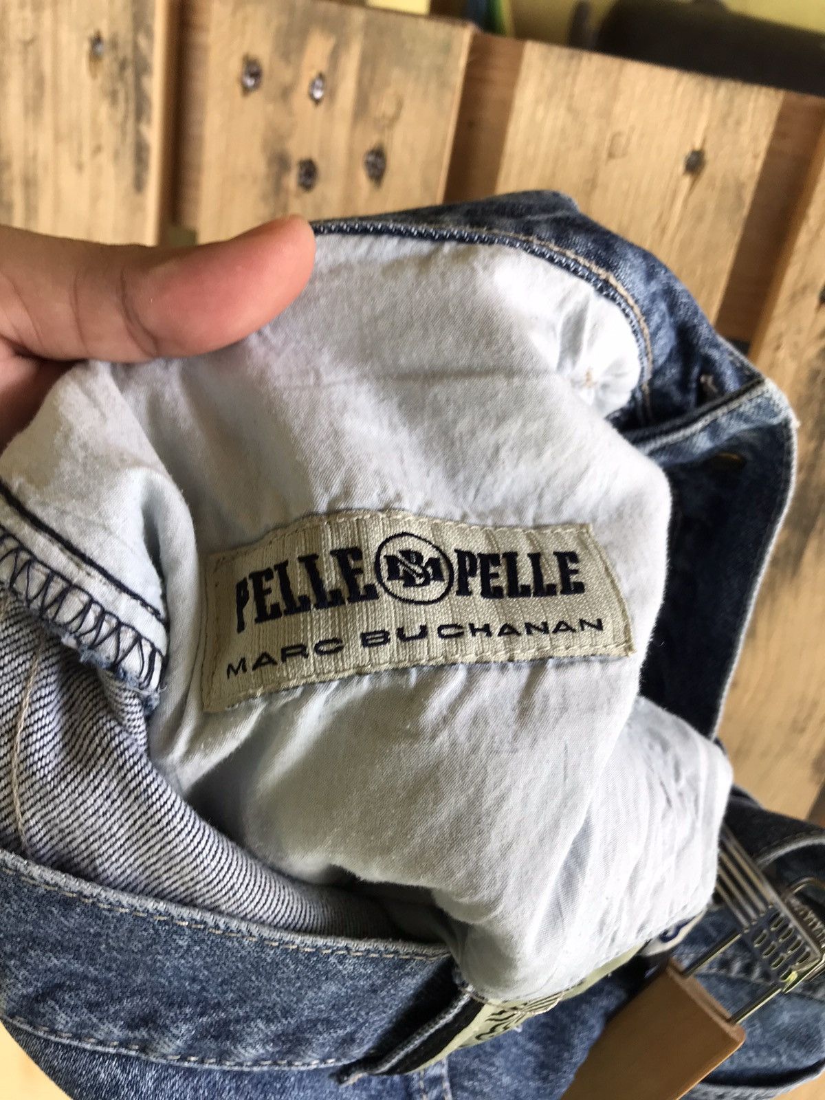 Marc Buchanan 90s Pelle Pelle By Marc Buchanan Baggy Denim Size US 36 / EU 52 - 12 Thumbnail