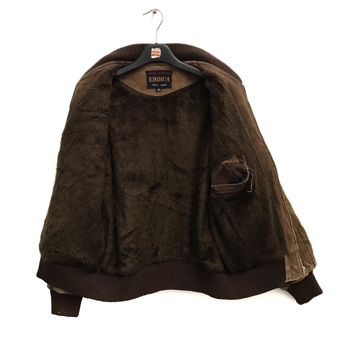 Japanese Brand × Leather Eroica Tokyo Osaka Leather Wear Faded Bomber Jacket Size US M / EU 48-50 / 2 - 3 Thumbnail