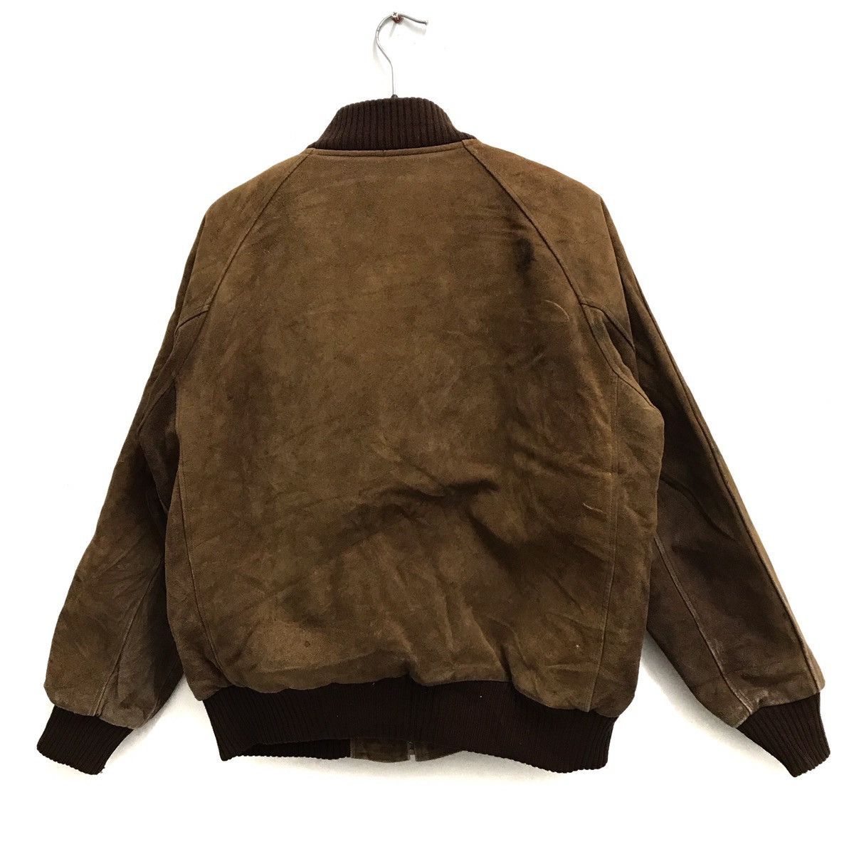 Japanese Brand × Leather Eroica Tokyo Osaka Leather Wear Faded Bomber Jacket Size US M / EU 48-50 / 2 - 4 Thumbnail