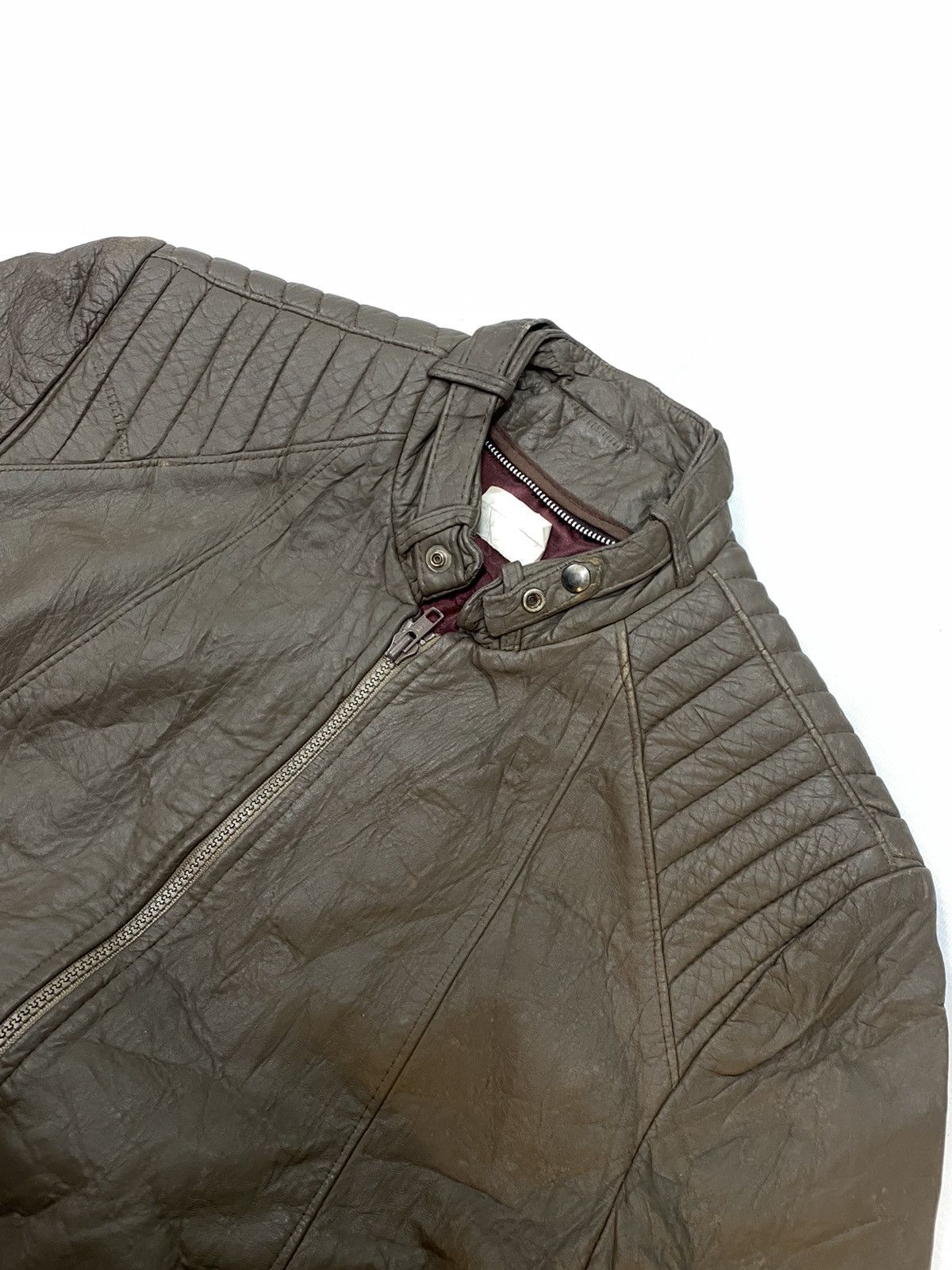 Vintage Vintage Canada Biker Leather Jacket Size US S / EU 44-46 / 1 - 3 Thumbnail