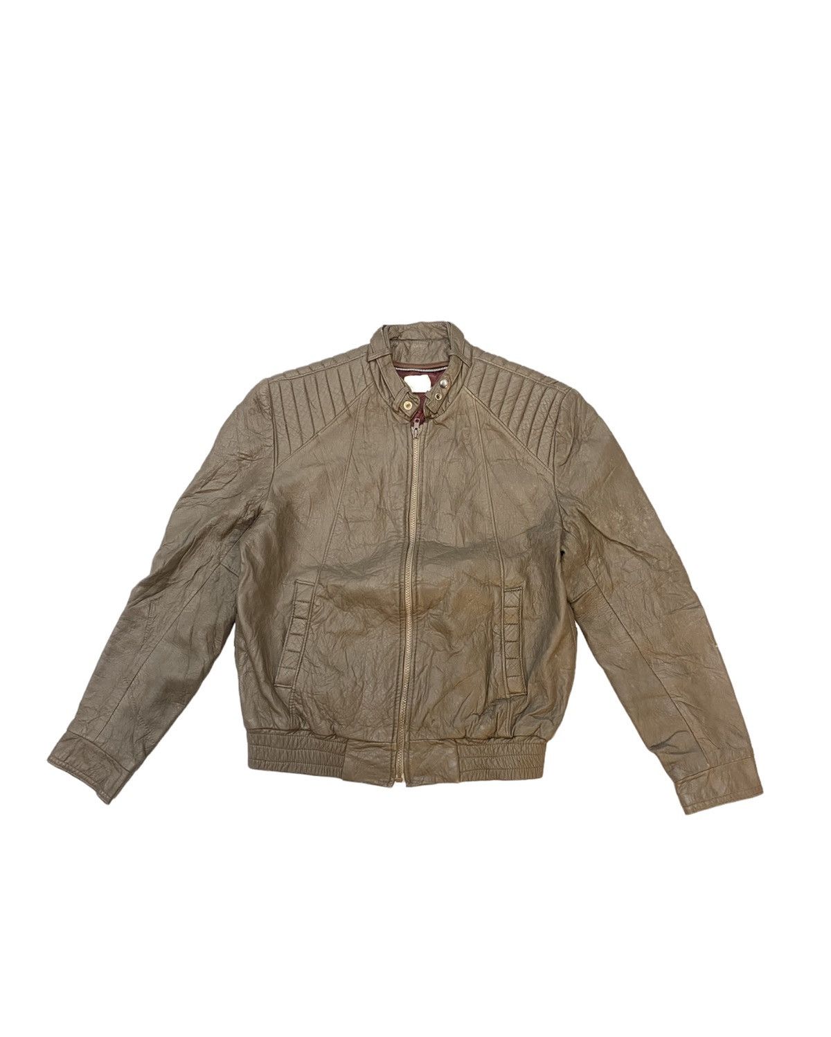 Vintage Vintage Canada Biker Leather Jacket Size US S / EU 44-46 / 1 - 1 Thumbnail