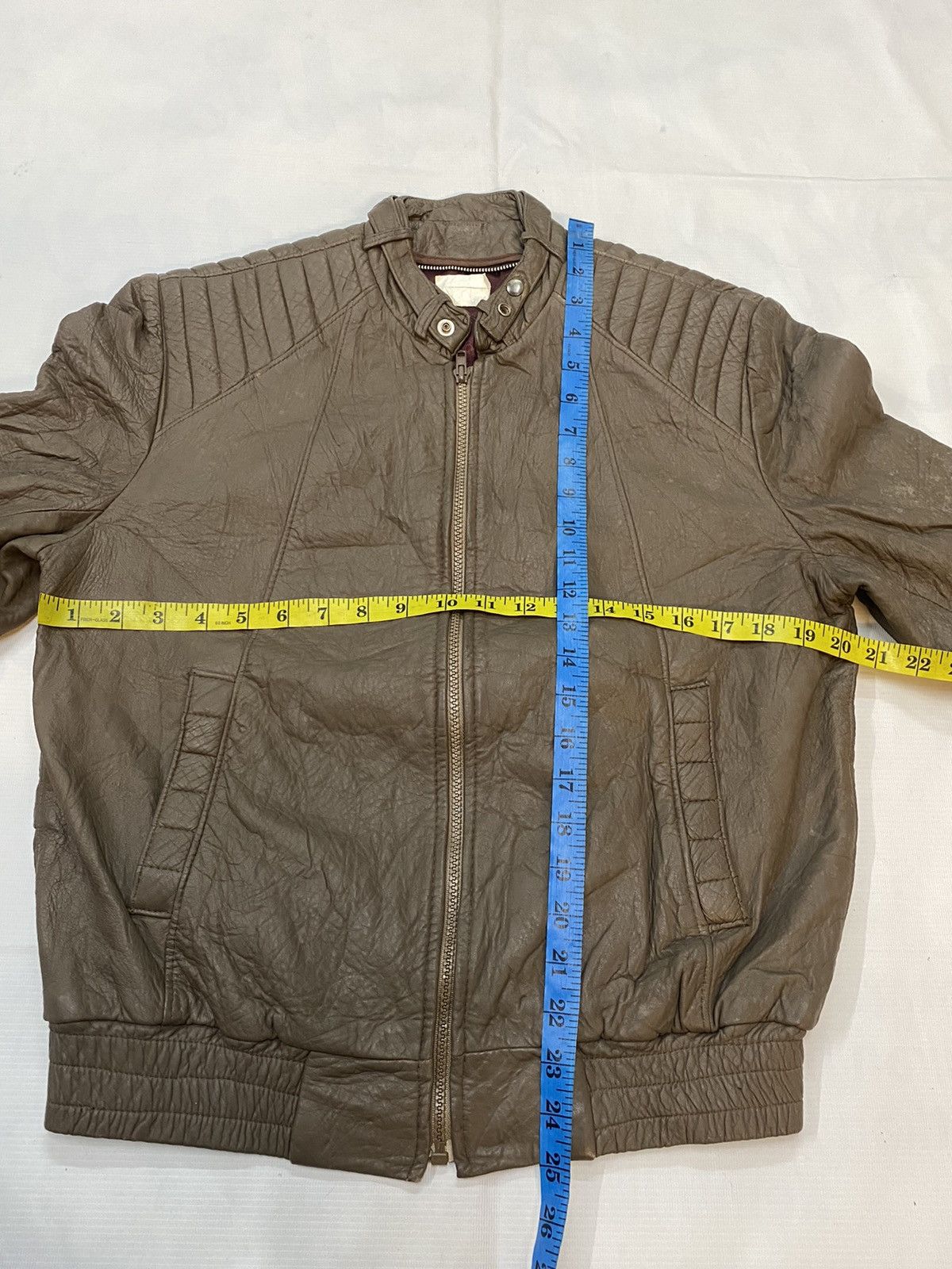 Vintage Vintage Canada Biker Leather Jacket Size US S / EU 44-46 / 1 - 12 Thumbnail