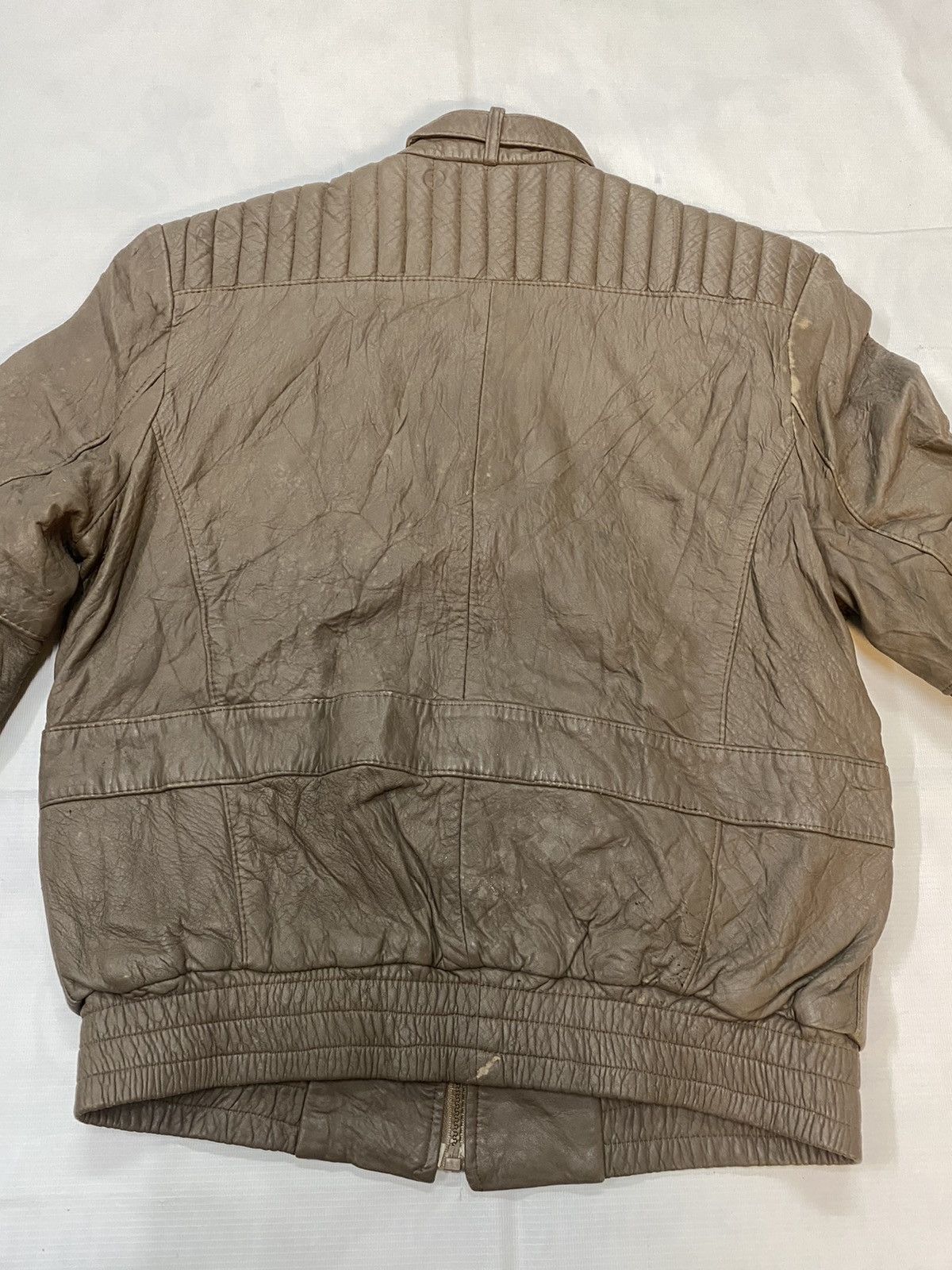 Vintage Vintage Canada Biker Leather Jacket Size US S / EU 44-46 / 1 - 10 Thumbnail