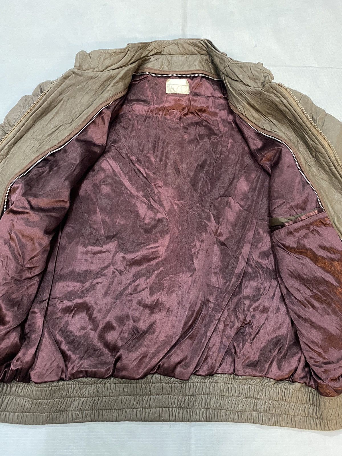 Vintage Vintage Canada Biker Leather Jacket Size US S / EU 44-46 / 1 - 7 Thumbnail