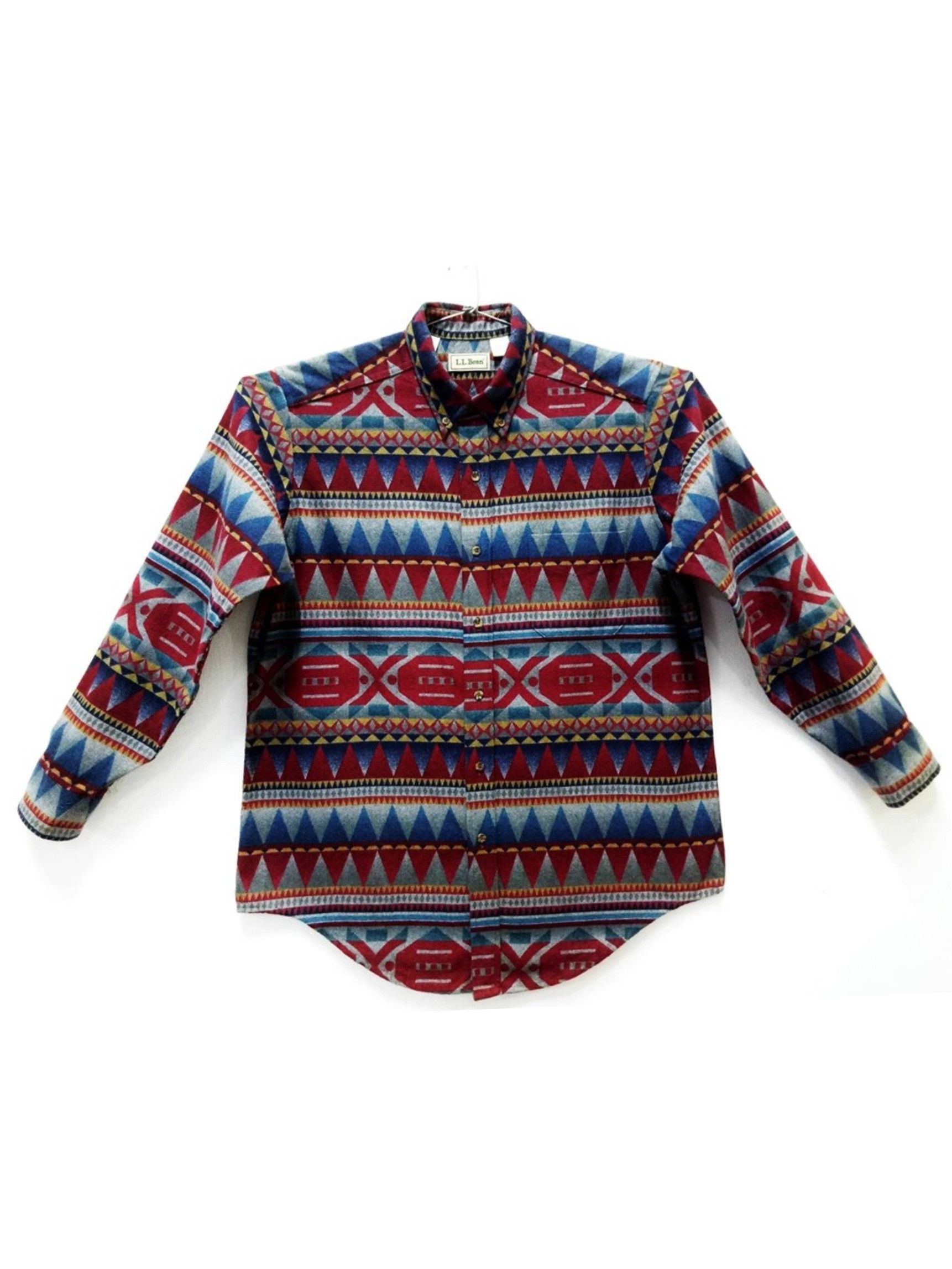 L.L. Bean 🔥🔥🔥Vintage LL Bean Geometric Tribal Design Made in Usa Size US L / EU 52-54 / 3 - 2 Thumbnail