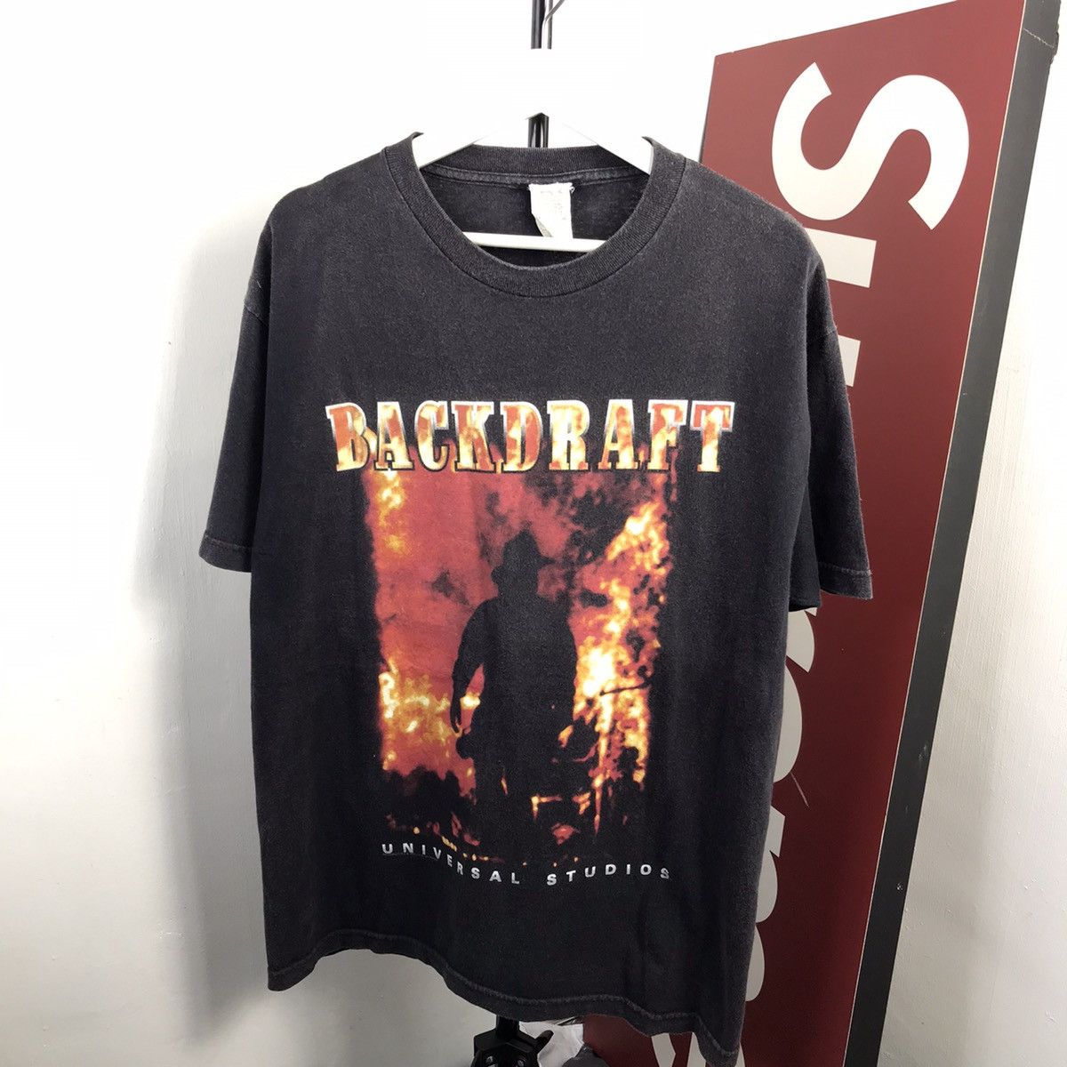 Band Tees × Vintage 90s Backdraft Movie Tshirt Kurt Russell Robert De ...