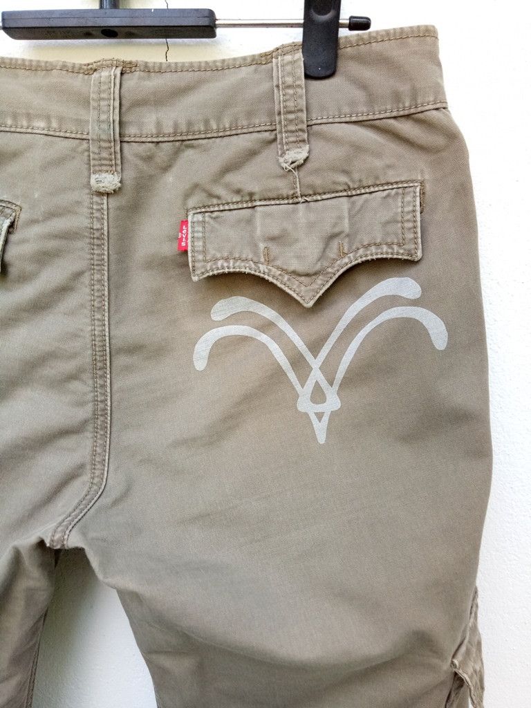 Levi's 🔥🔥🔥Levis 6 Pocket Cargo Pants Rare Design Size US 33 - 3 Thumbnail