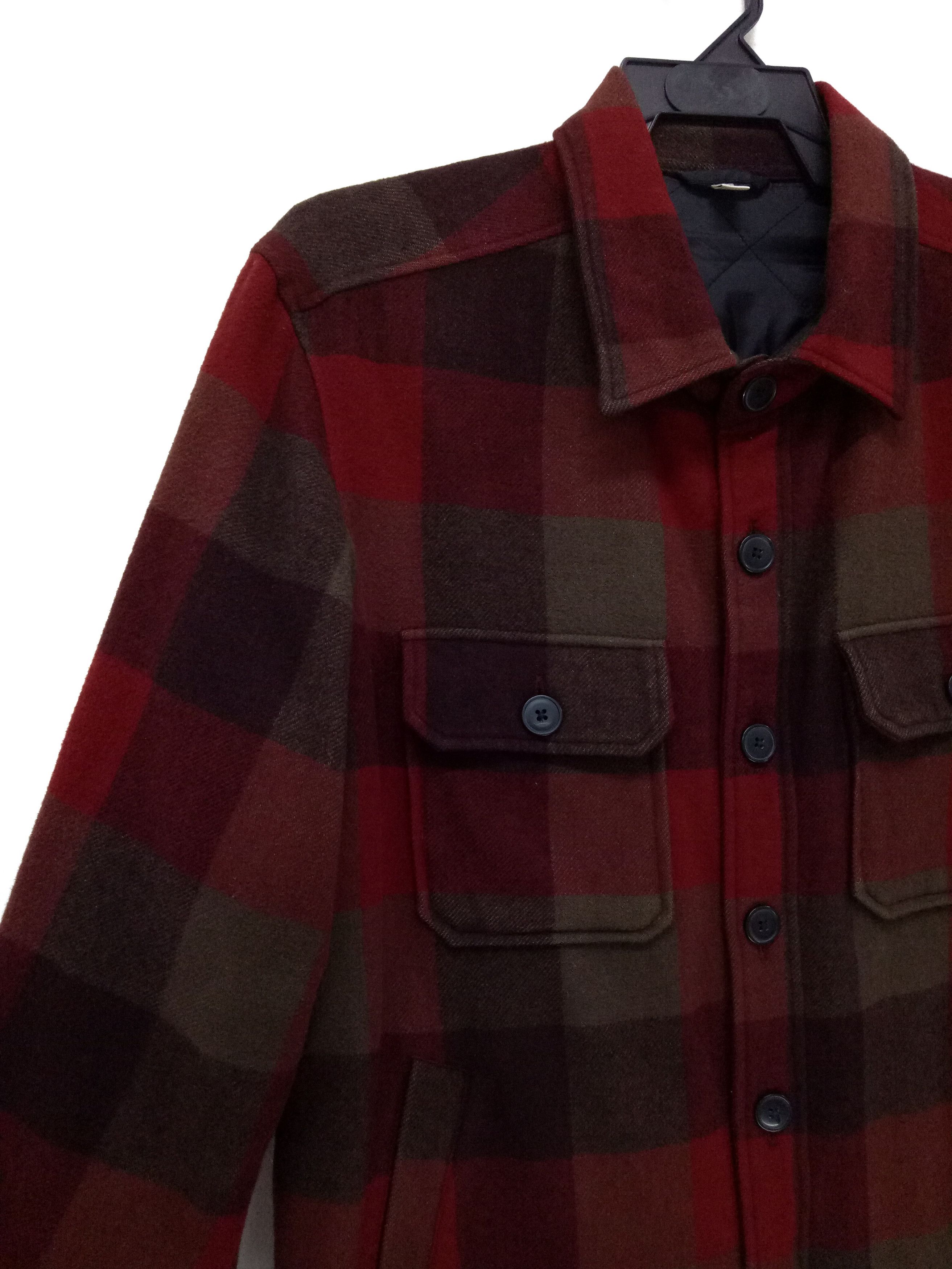 Flannel 🔥🔥🔥Uniqlo Wool & Rayon Tartan Plaid Jacket 4 Pocket Size US M / EU 48-50 / 2 - 4 Thumbnail