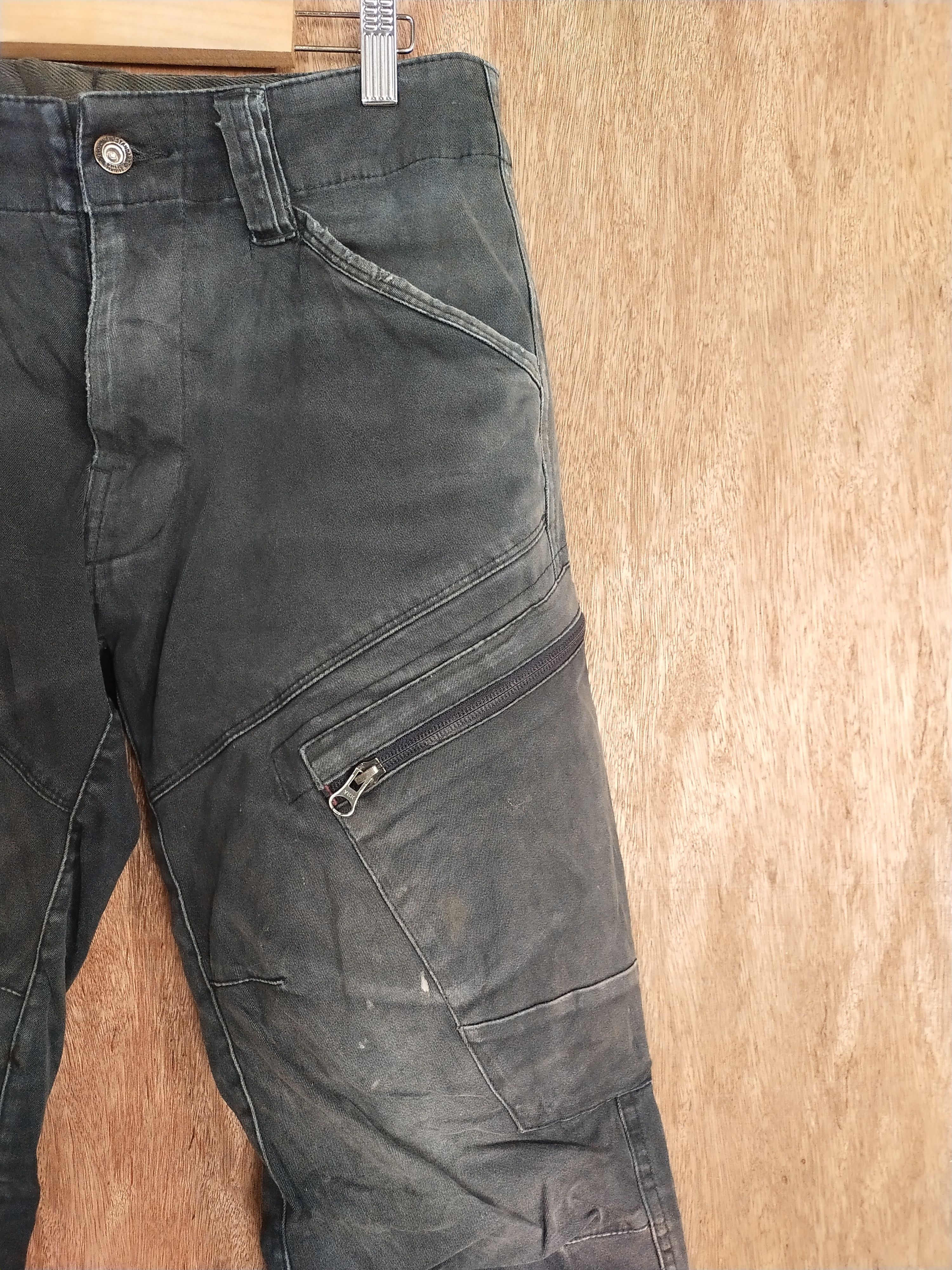 Japanese Brand Genba clothes multipocket distressed cargo pants #S123 Size US 30 / EU 46 - 4 Thumbnail