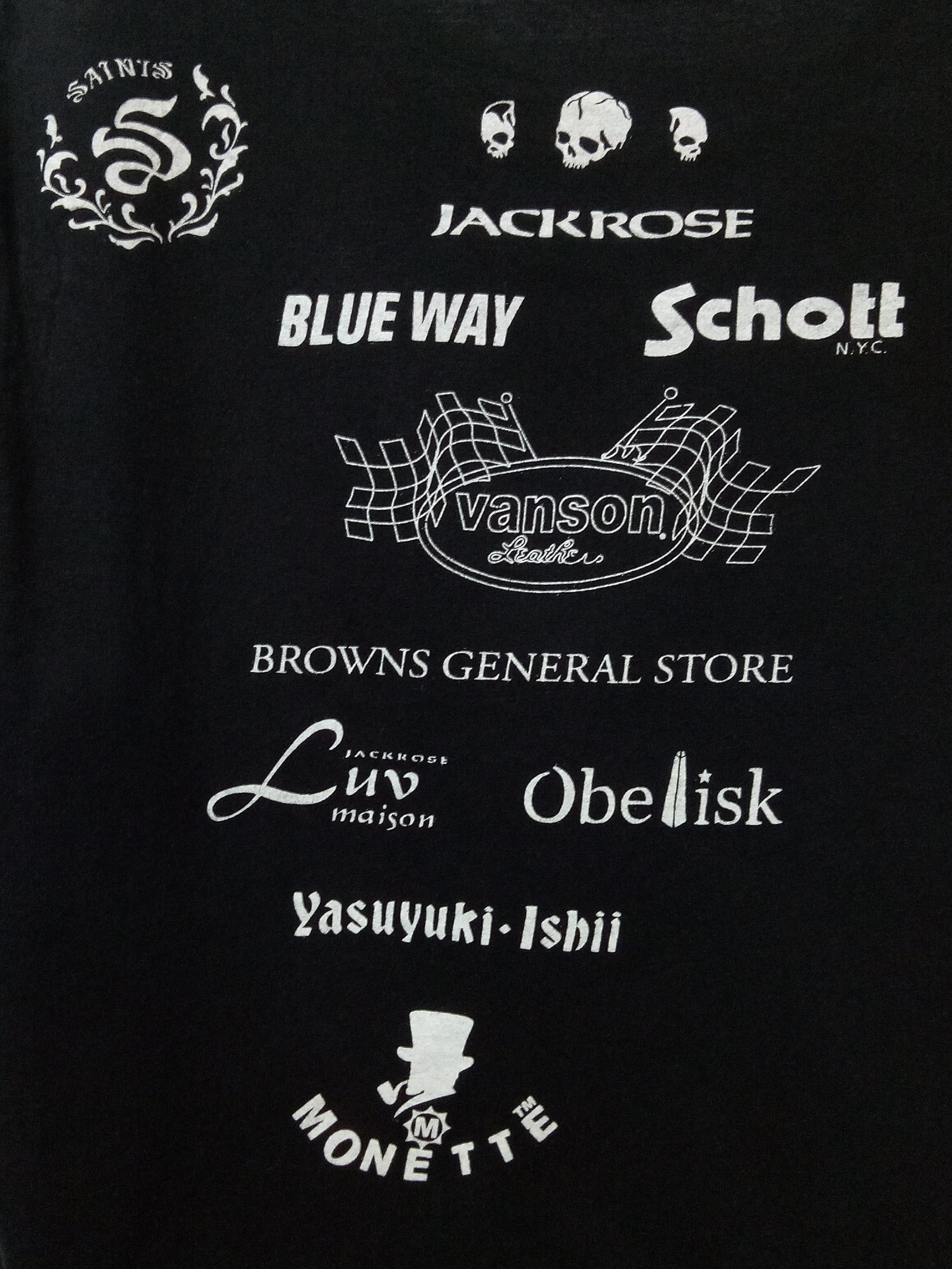 JACKROSE 🔥🔥🔥Vanson Leather x Jackrose x Schott x Blueway T-Shirt Size US S / EU 44-46 / 1 - 4 Thumbnail