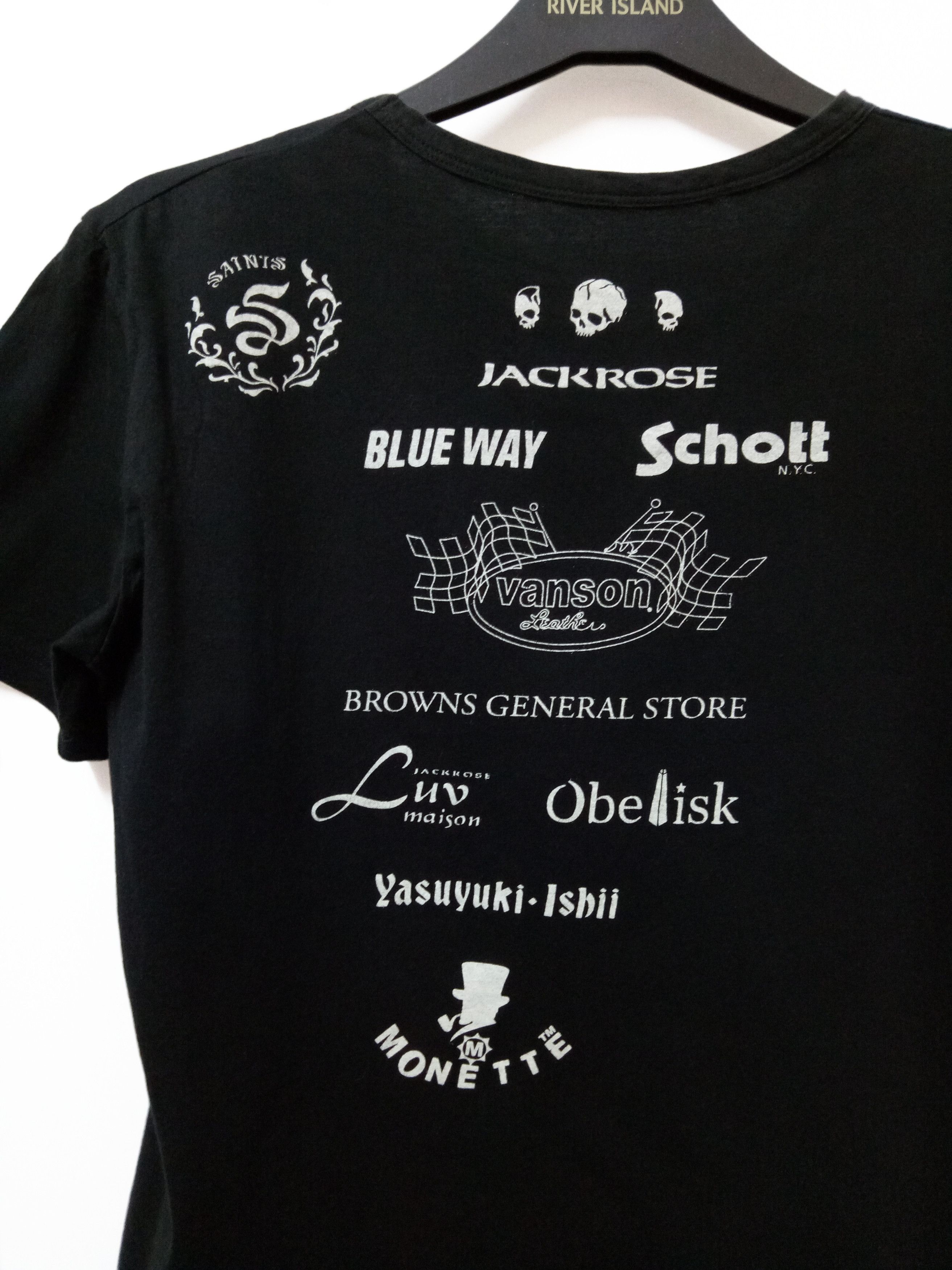 JACKROSE 🔥🔥🔥Vanson Leather x Jackrose x Schott x Blueway T-Shirt Size US S / EU 44-46 / 1 - 3 Thumbnail