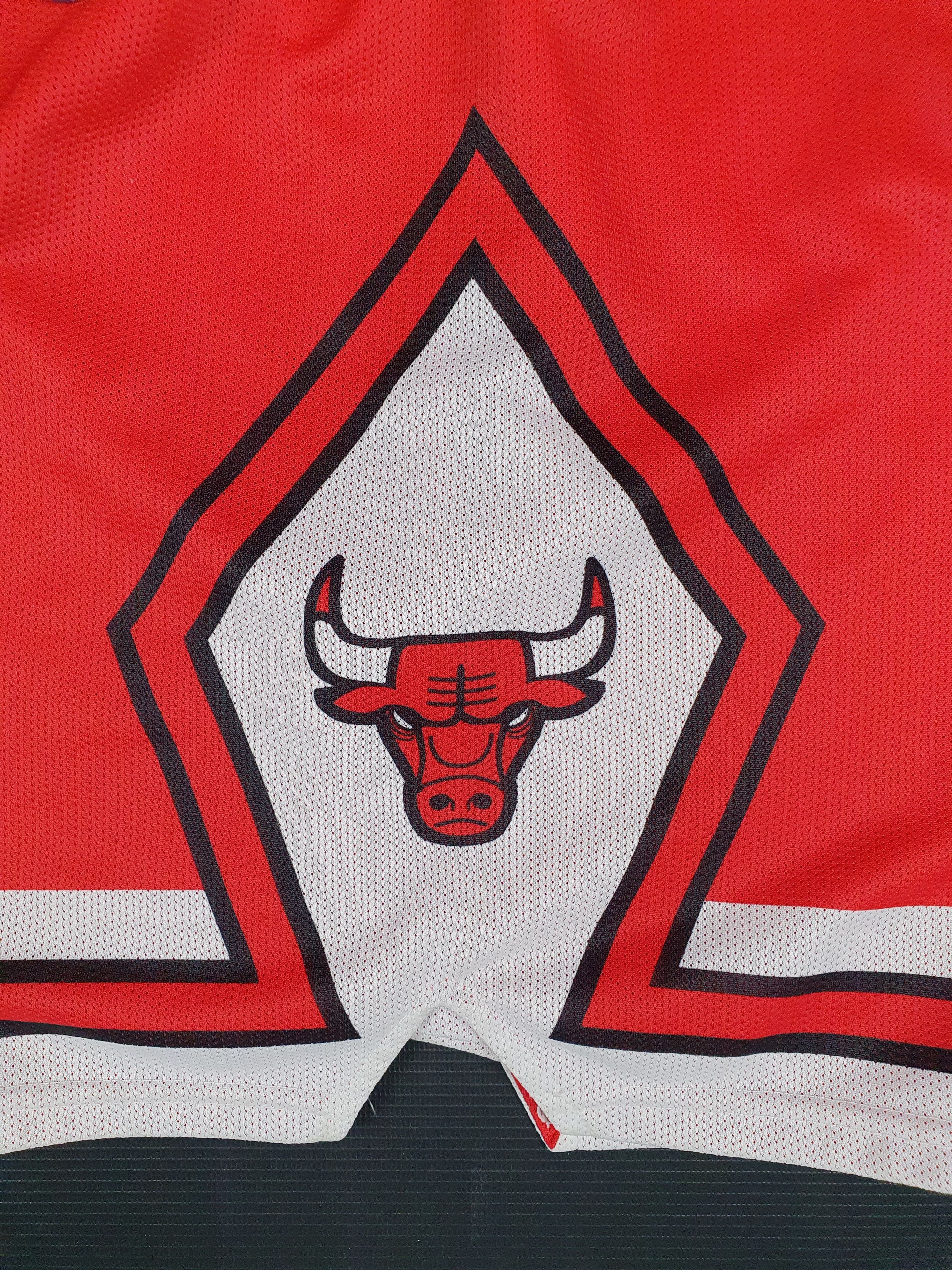 Champion × NBA 90s Rare Chicago Bulls NBA Champion USA Shorts Size US 32 / EU 48 - 7 Thumbnail