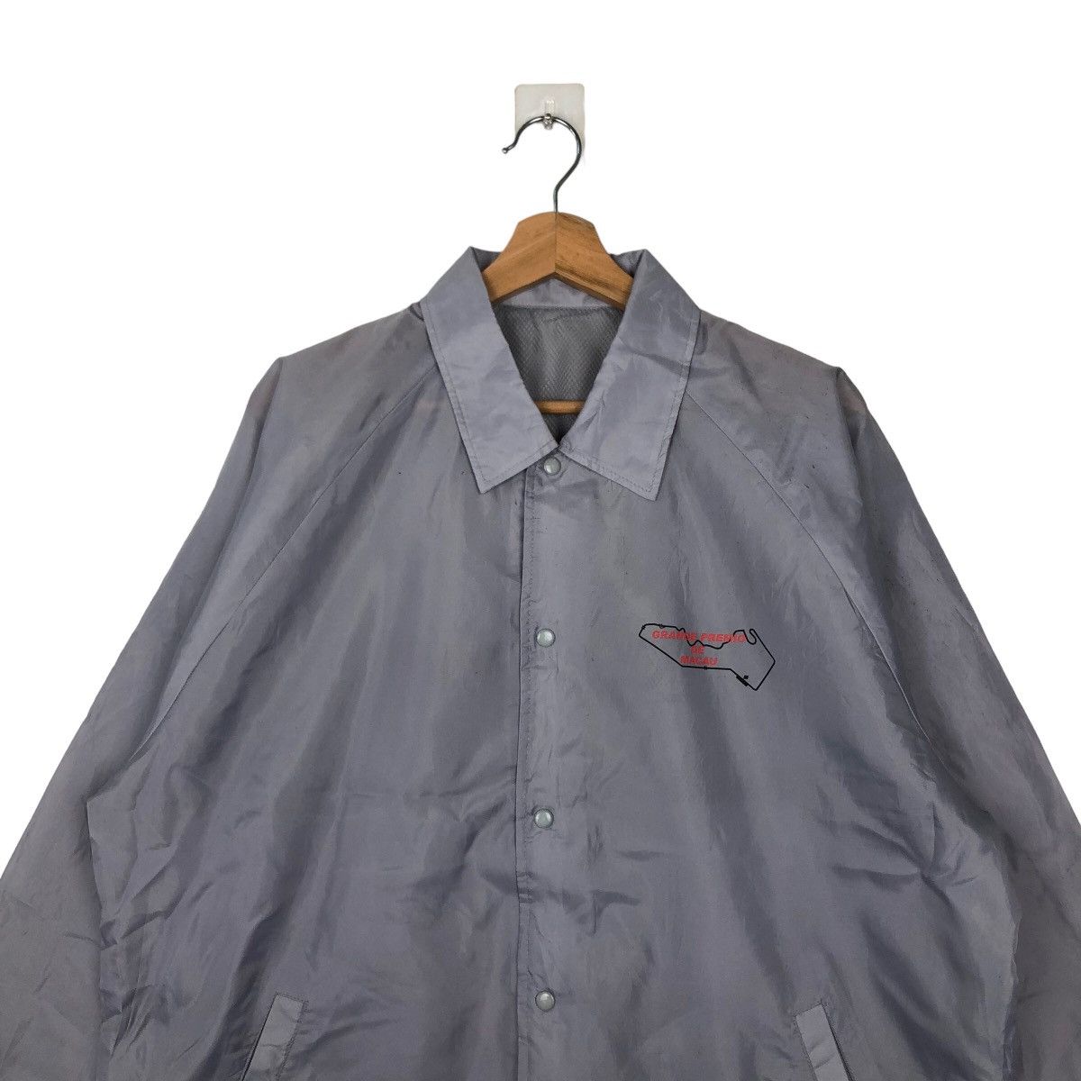 Japanese Brand VINTAGE BOMBER JACKET STYLE MACAU GRAND PRIX BIG LOGO WORKER Size US M / EU 48-50 / 2 - 2 Thumbnail