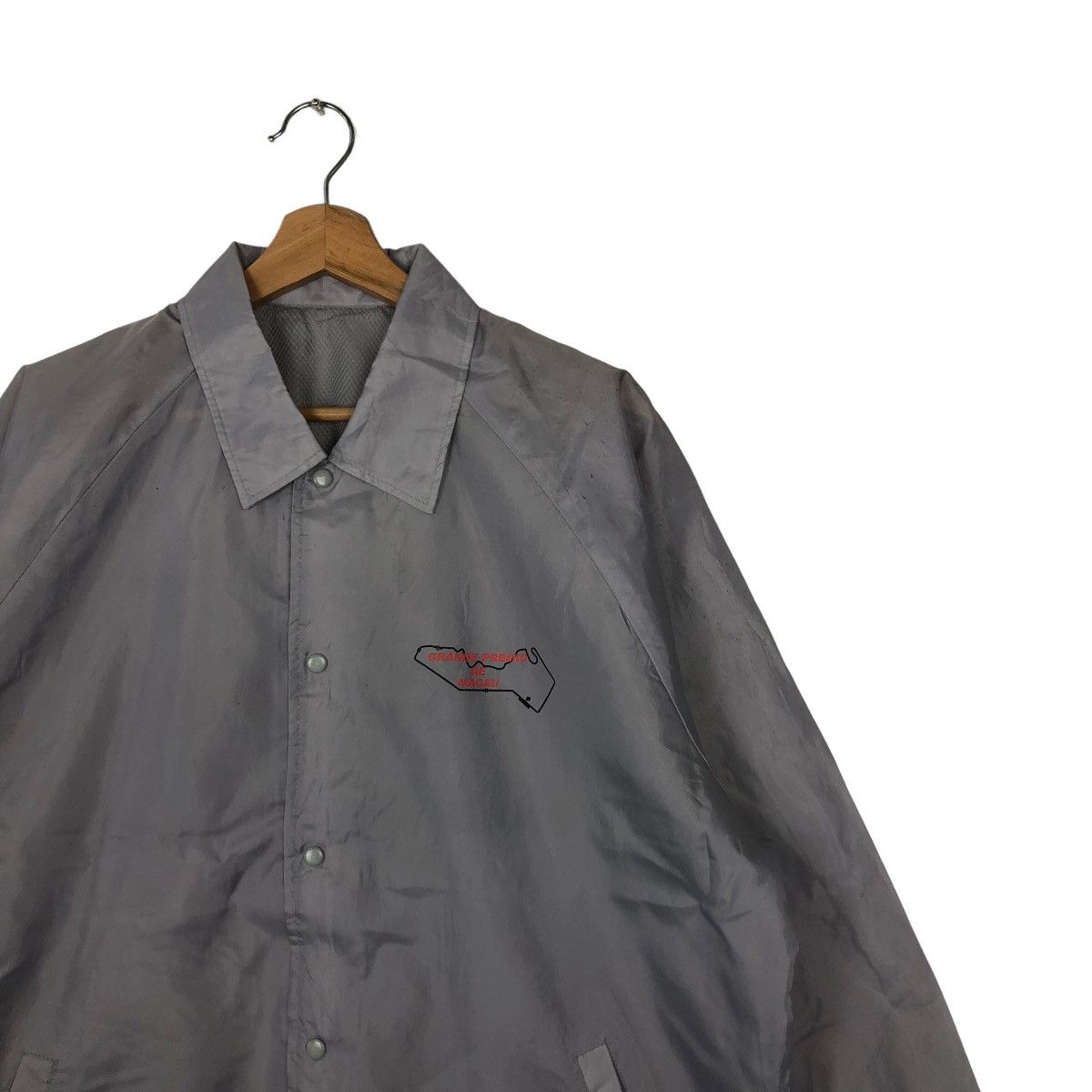 Japanese Brand VINTAGE BOMBER JACKET STYLE MACAU GRAND PRIX BIG LOGO WORKER Size US M / EU 48-50 / 2 - 5 Thumbnail