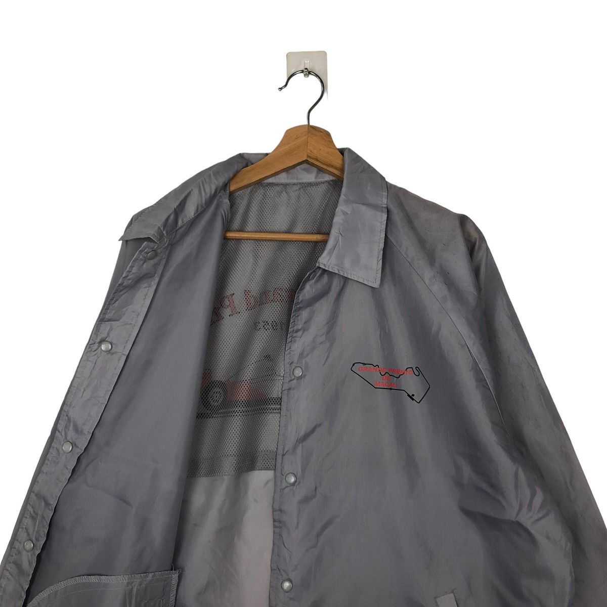 Japanese Brand VINTAGE BOMBER JACKET STYLE MACAU GRAND PRIX BIG LOGO WORKER Size US M / EU 48-50 / 2 - 10 Thumbnail