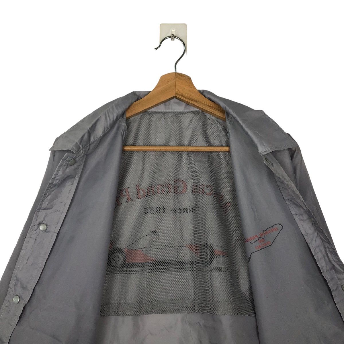Japanese Brand VINTAGE BOMBER JACKET STYLE MACAU GRAND PRIX BIG LOGO WORKER Size US M / EU 48-50 / 2 - 11 Thumbnail