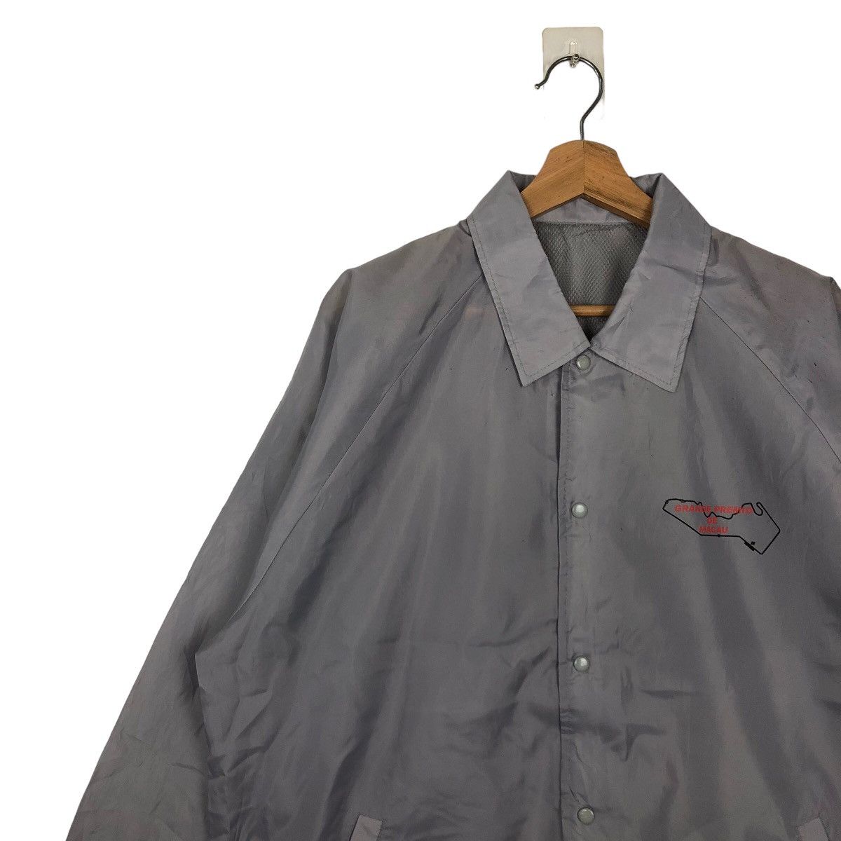 Japanese Brand VINTAGE BOMBER JACKET STYLE MACAU GRAND PRIX BIG LOGO WORKER Size US M / EU 48-50 / 2 - 6 Thumbnail