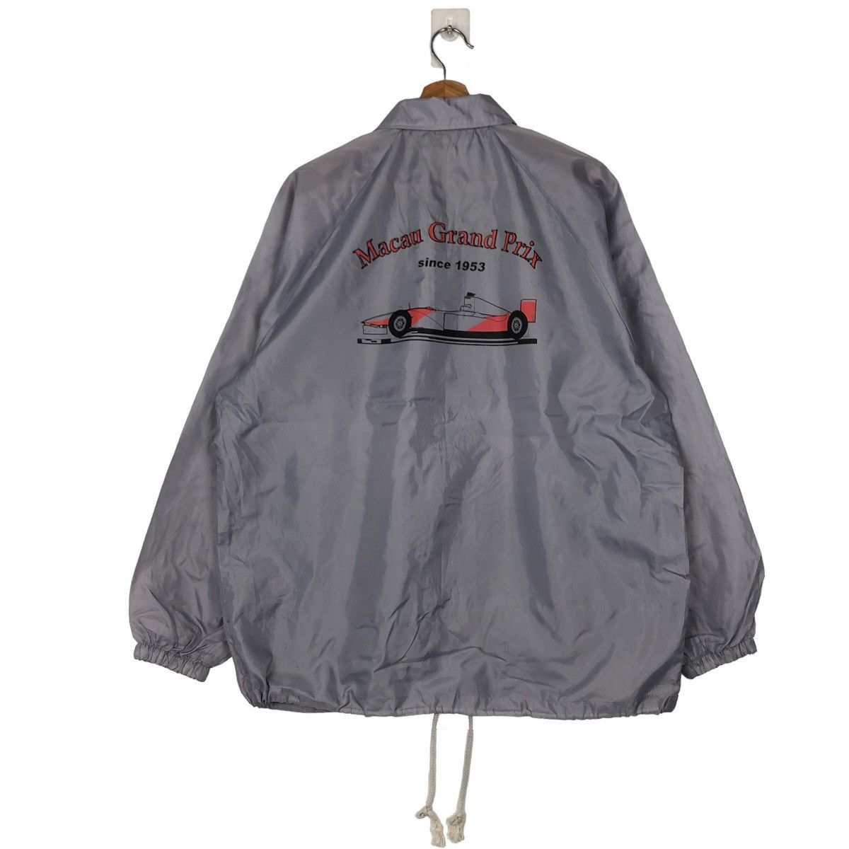 Japanese Brand VINTAGE BOMBER JACKET STYLE MACAU GRAND PRIX BIG LOGO WORKER Size US M / EU 48-50 / 2 - 7 Thumbnail