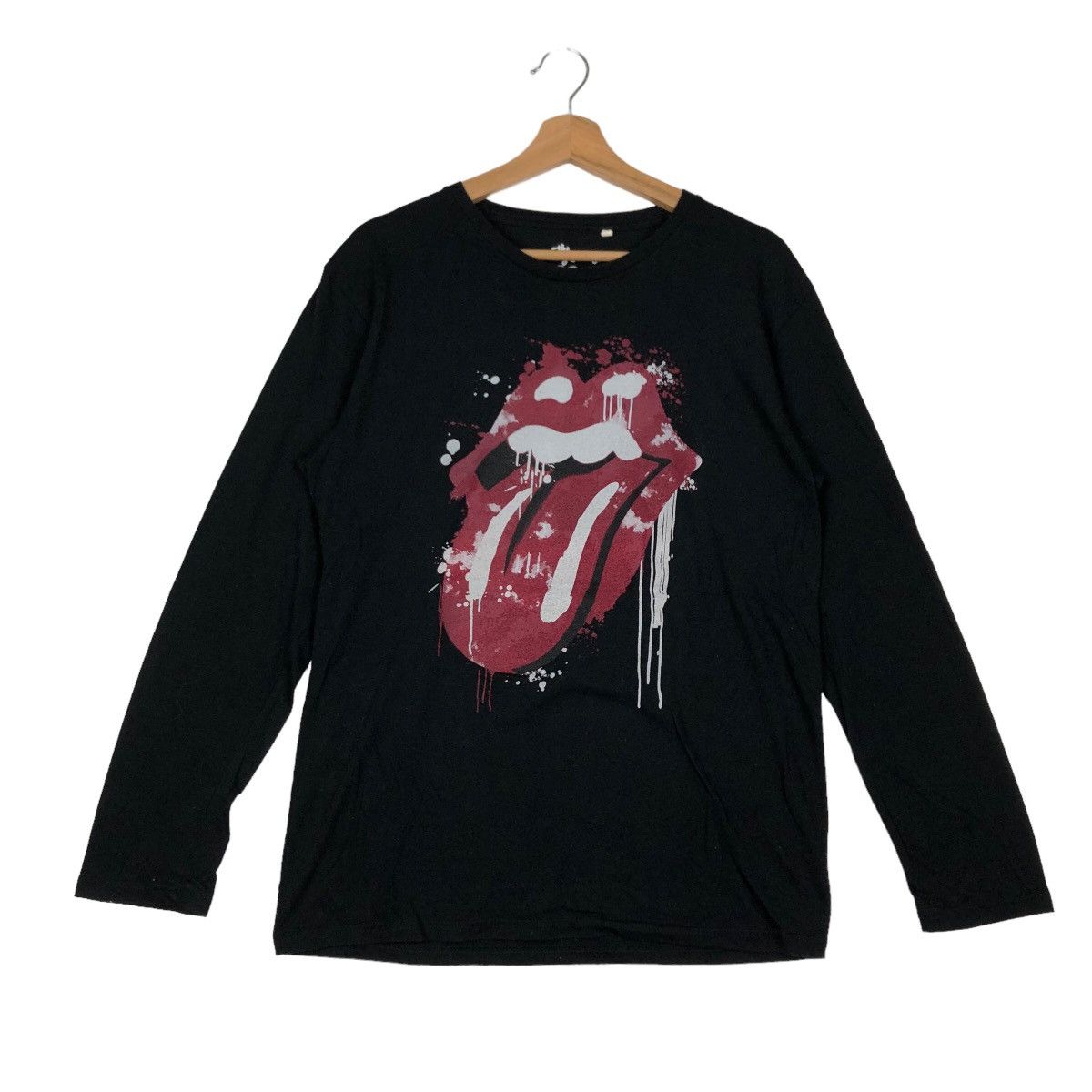 Band Tees VINTAGE Y2K ROLLING STONE BAND TEE BIG LOGO Size US L / EU 52-54 / 3 - 1 Thumbnail