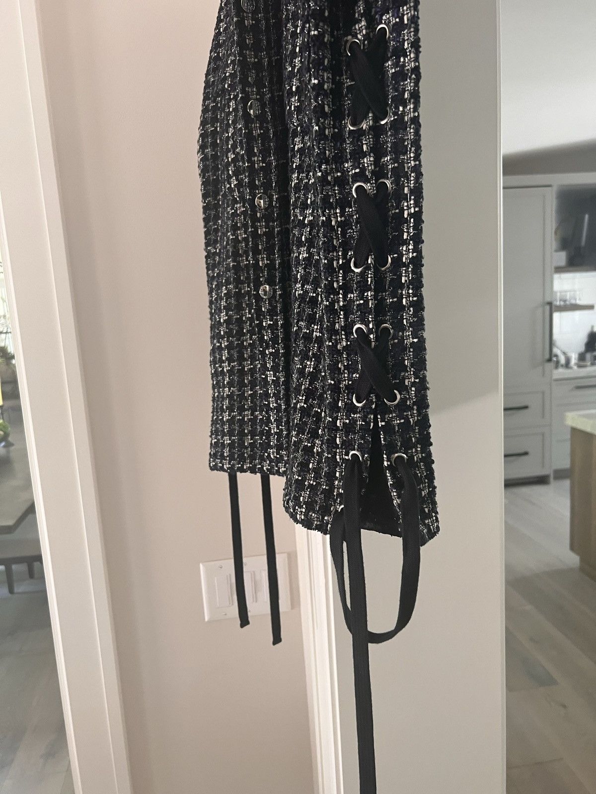 Faith Connexion Rare tweed button up flannel with drawstring sides Size US M / EU 48-50 / 2 - 4 Thumbnail